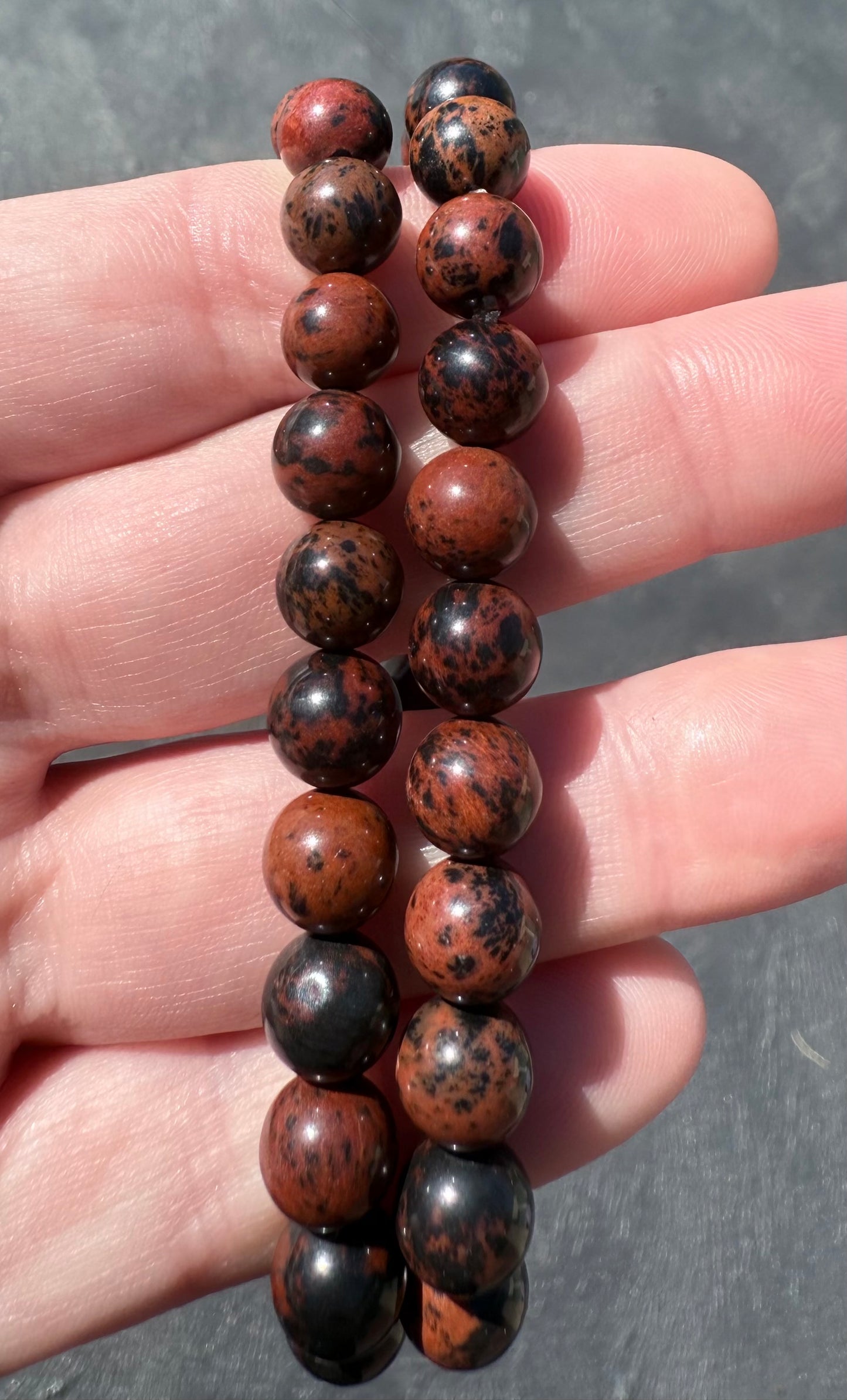 Monogamy Obsidian 8MM Bracelet