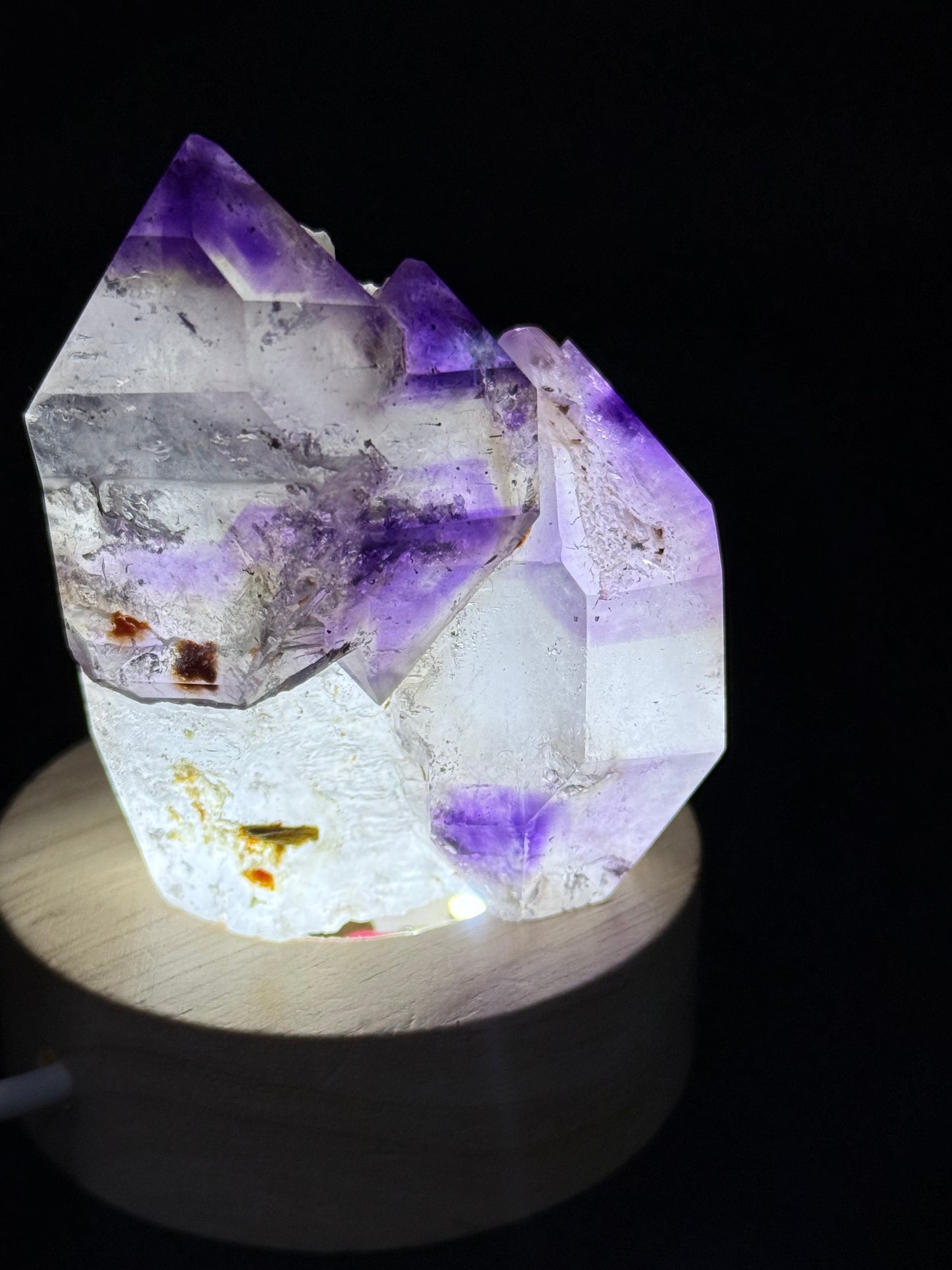 included Amethyst with Multi termination