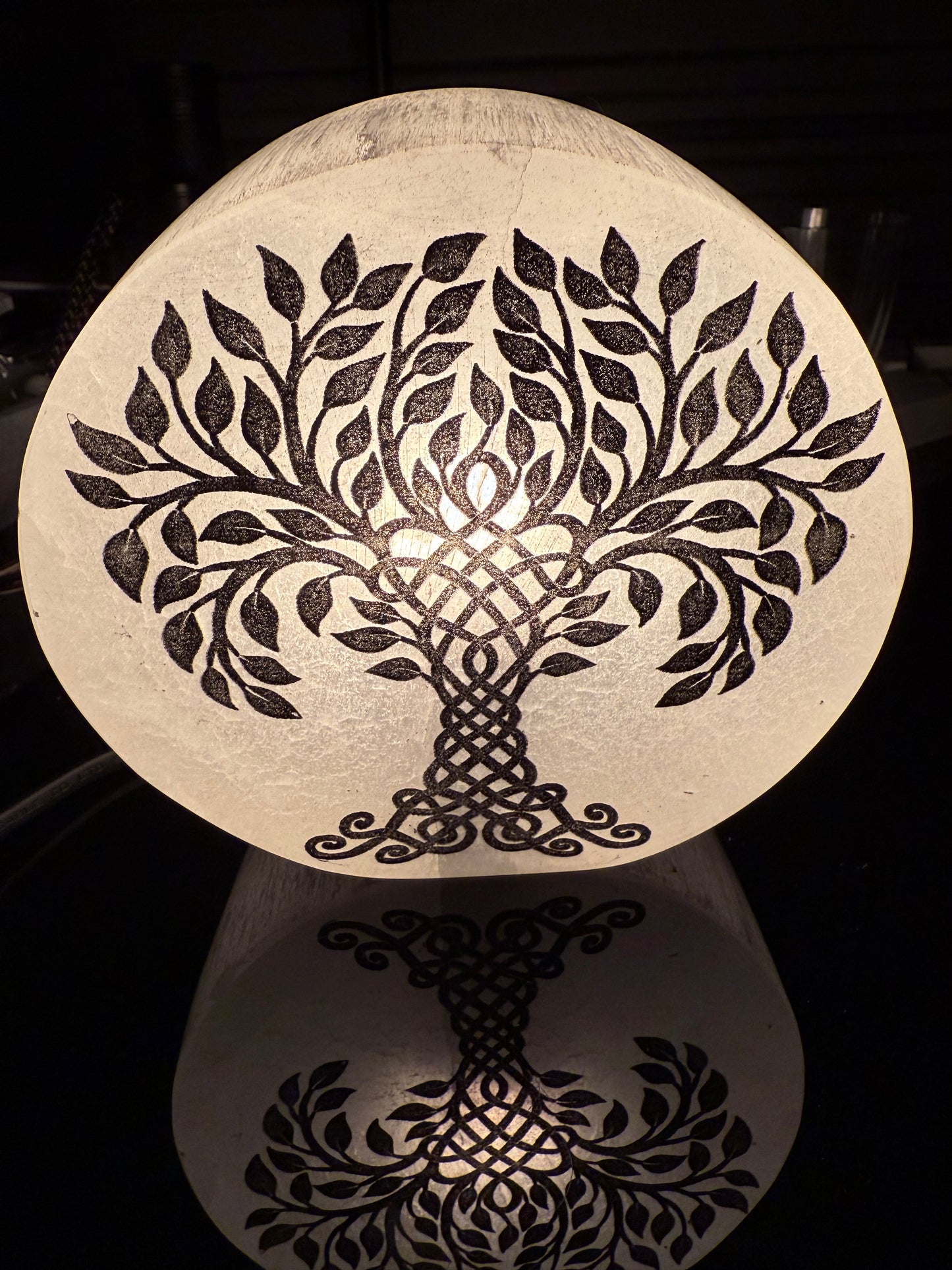Selenite Tree of Life Lamp