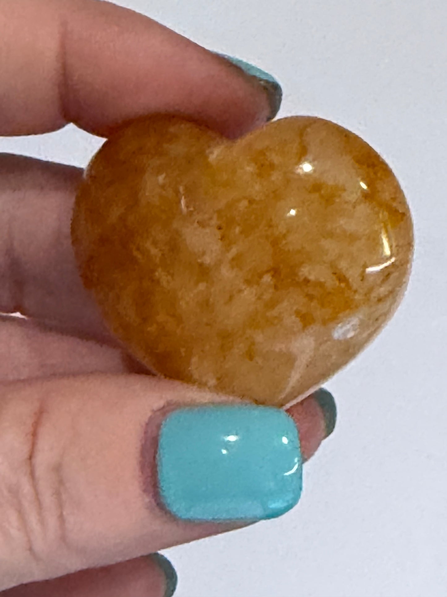 Golden Healer Quartz Heart E - 4cm