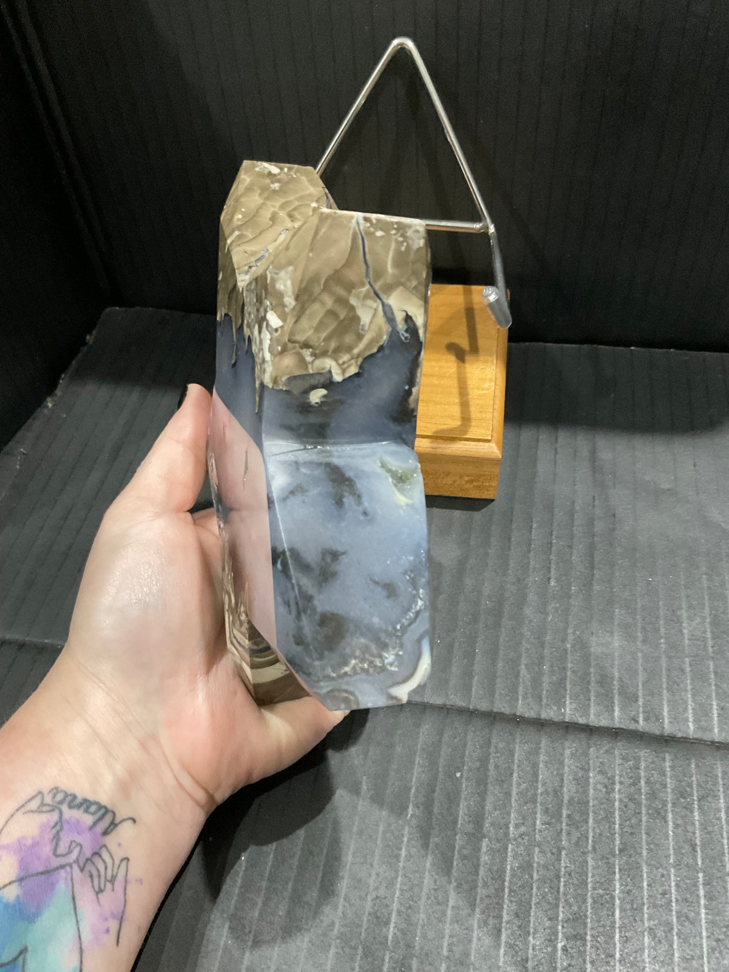 Volcano Agate 1kg Star on Stand