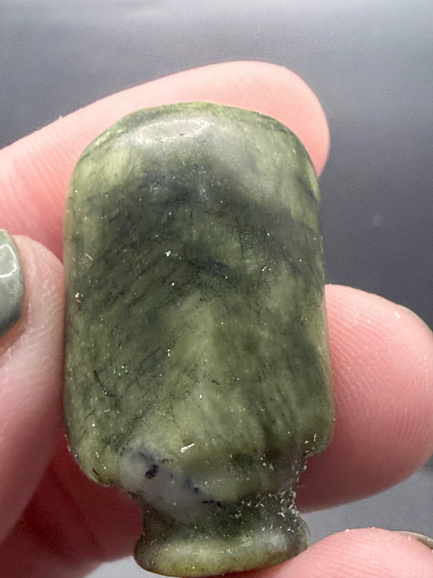 Green Jade Sally Skeleton Carving – 4.2cm