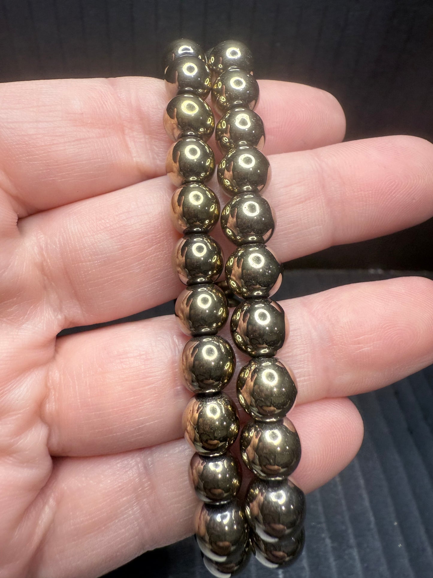 Pyrite Bracelet 8mm