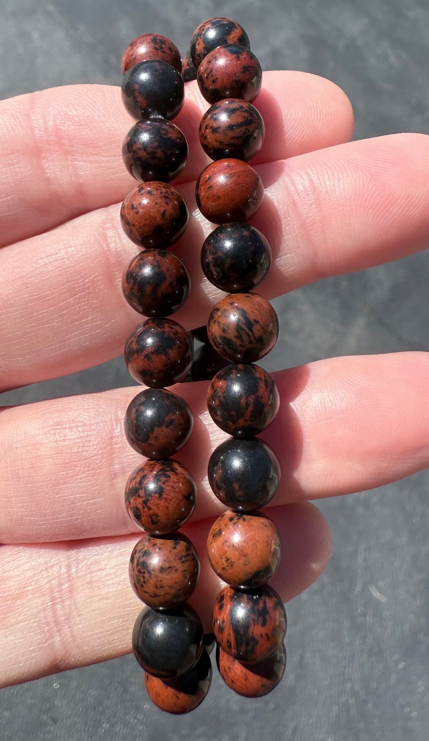 Monogamy Obsidian 8MM Bracelet