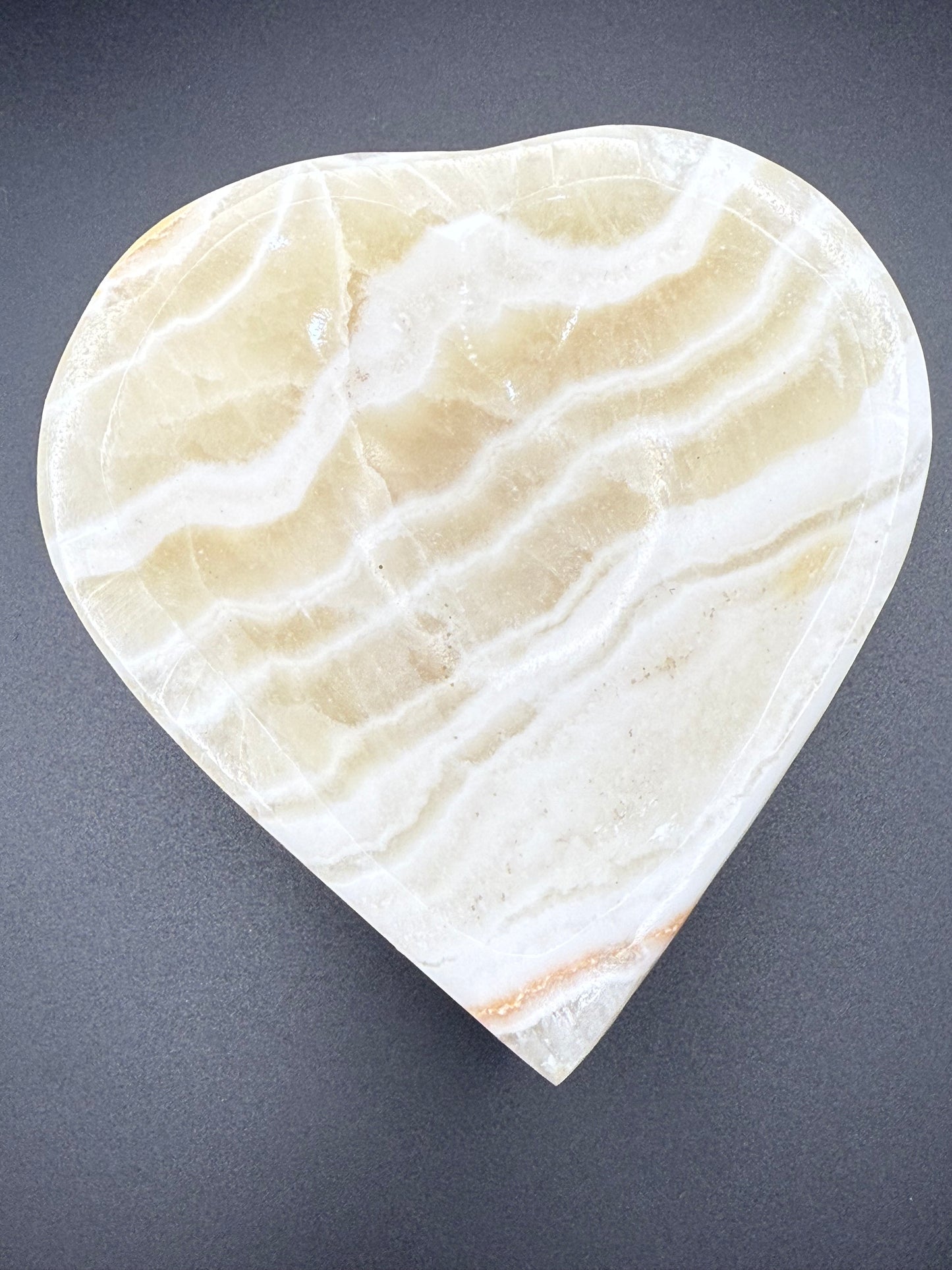 Aragonite Heart Bowl