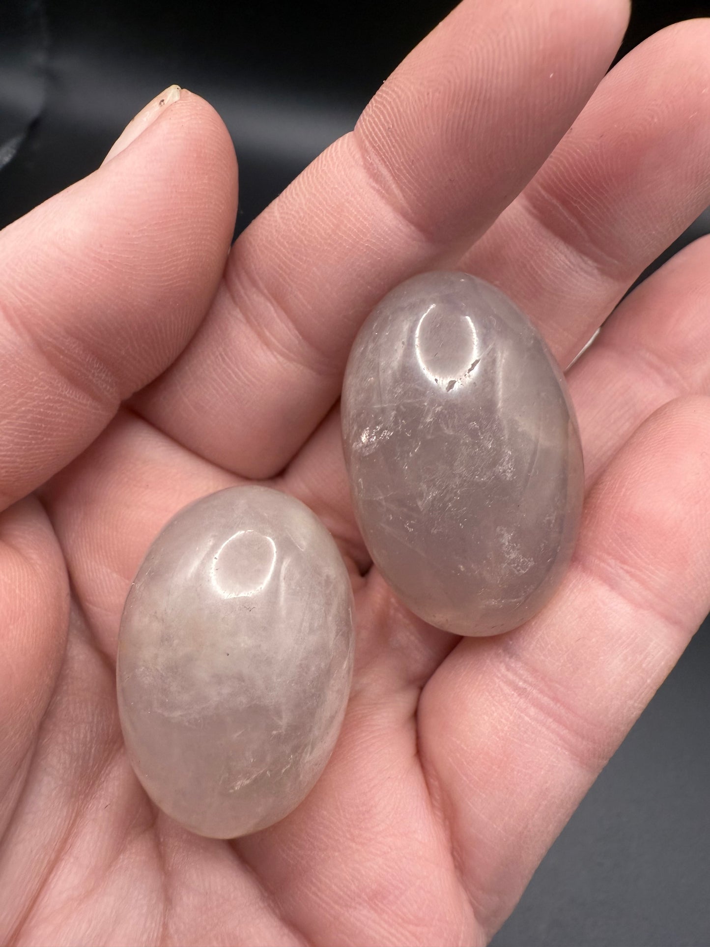 Blue Rose Quartz Tumbles