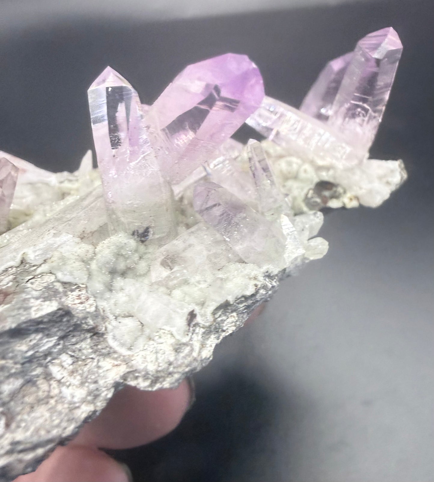 Vera Cruz Amethyst Cluster on Matrix