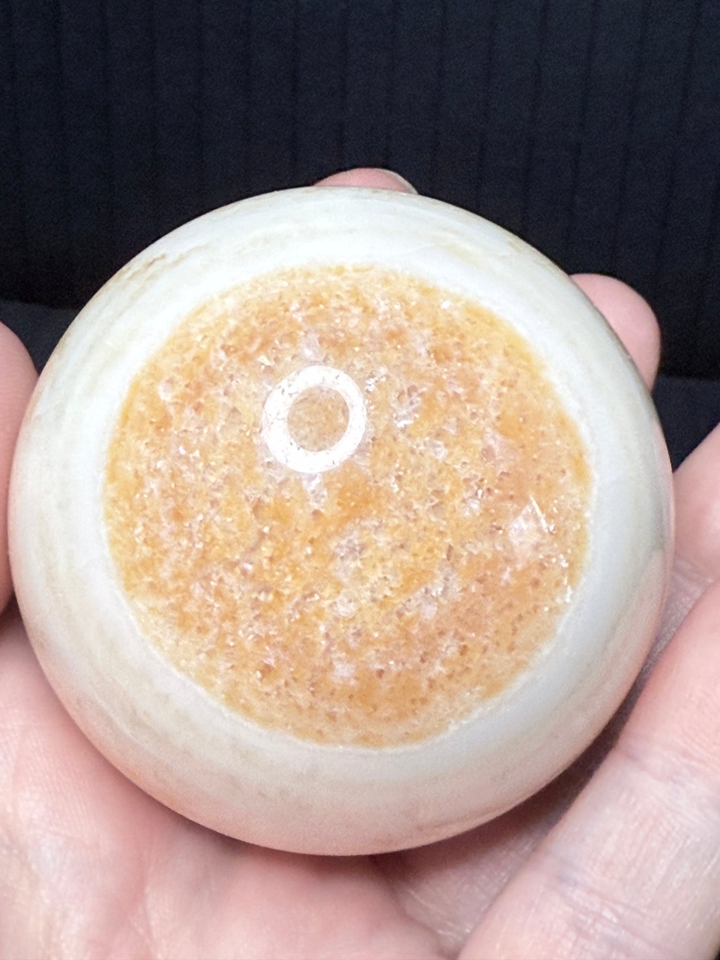 Orange Calcite Sphere