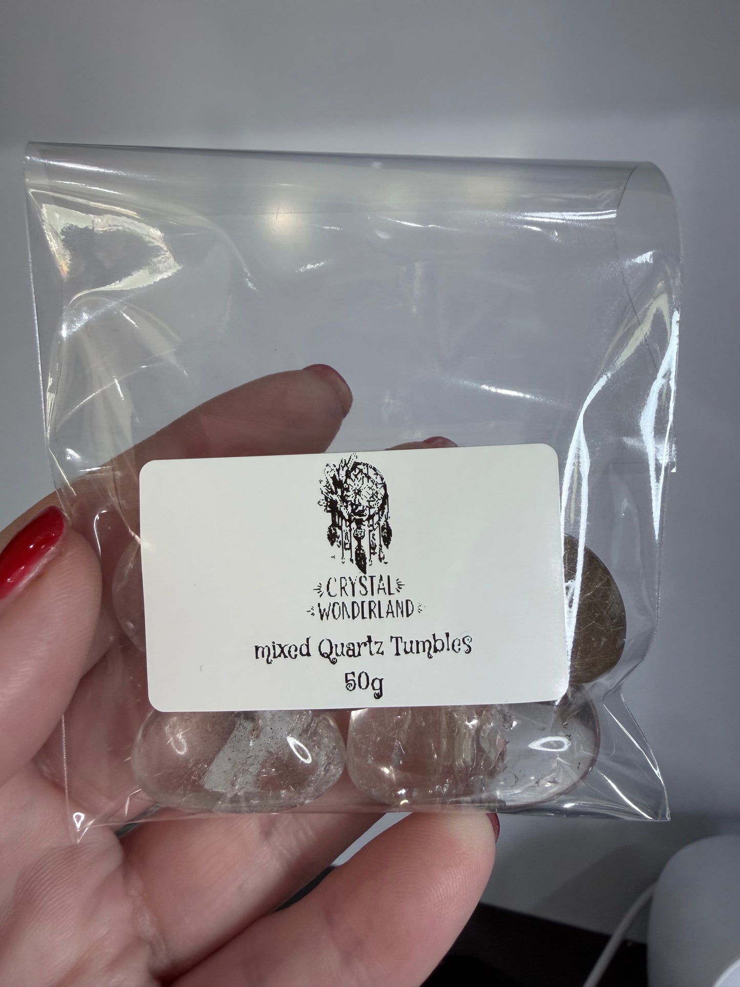 Mixed Quartz Tumbles – 50g