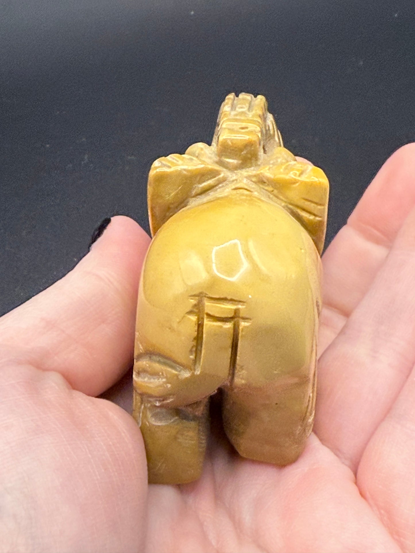 Yellow Jasper Elephant