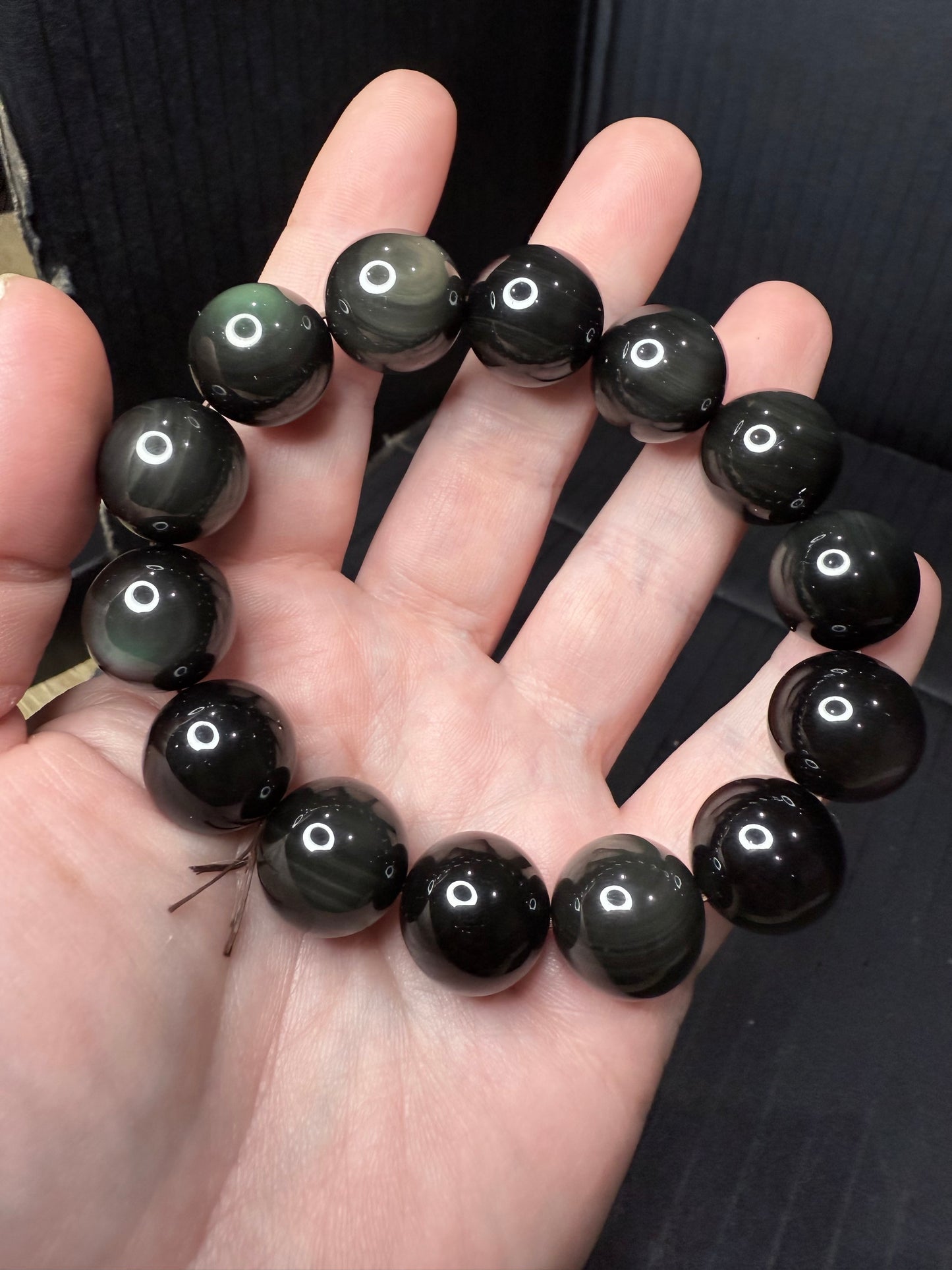 Rainbow Obsidian Bracelet 16mm