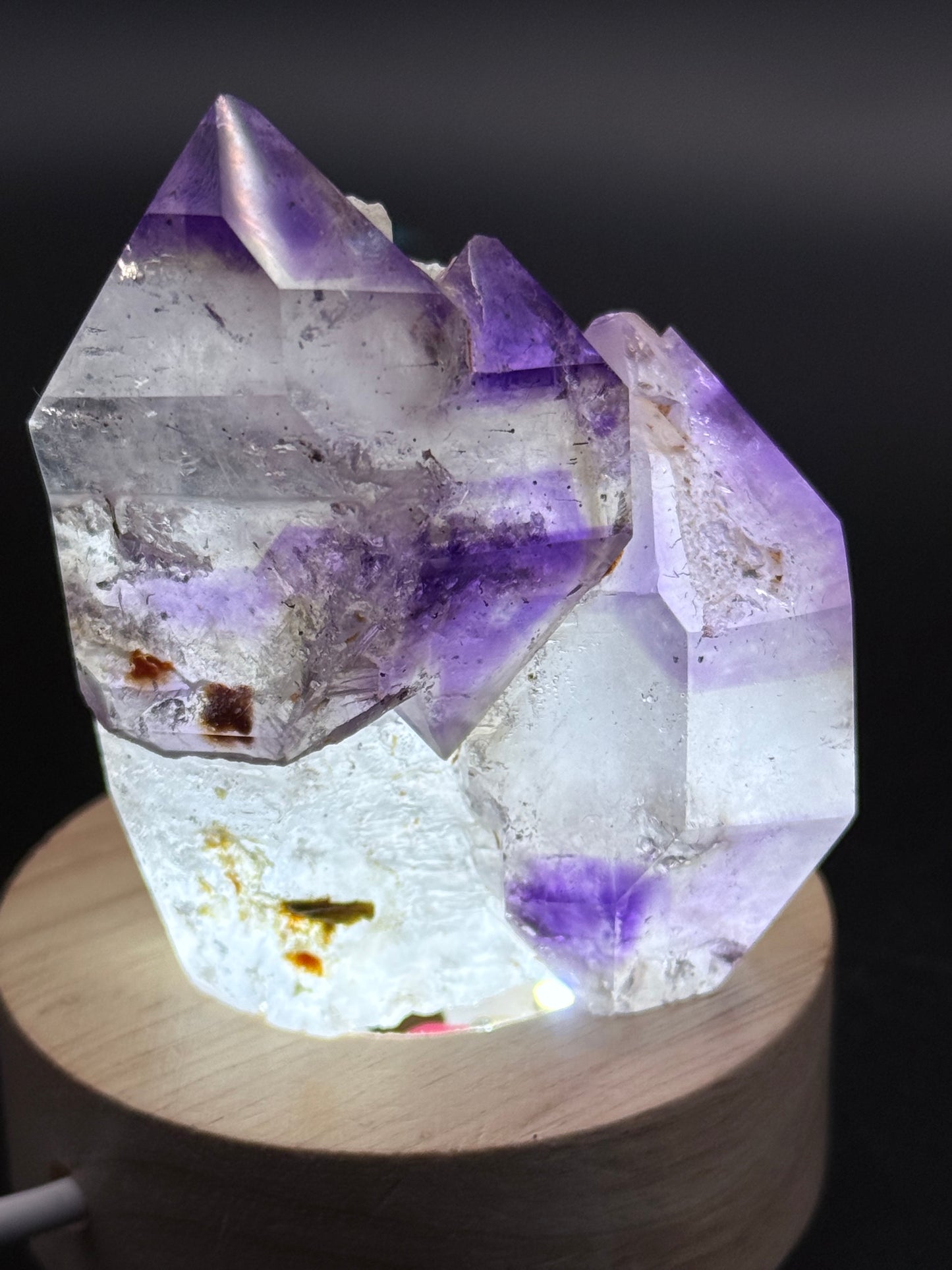 included Amethyst with Multi termination
