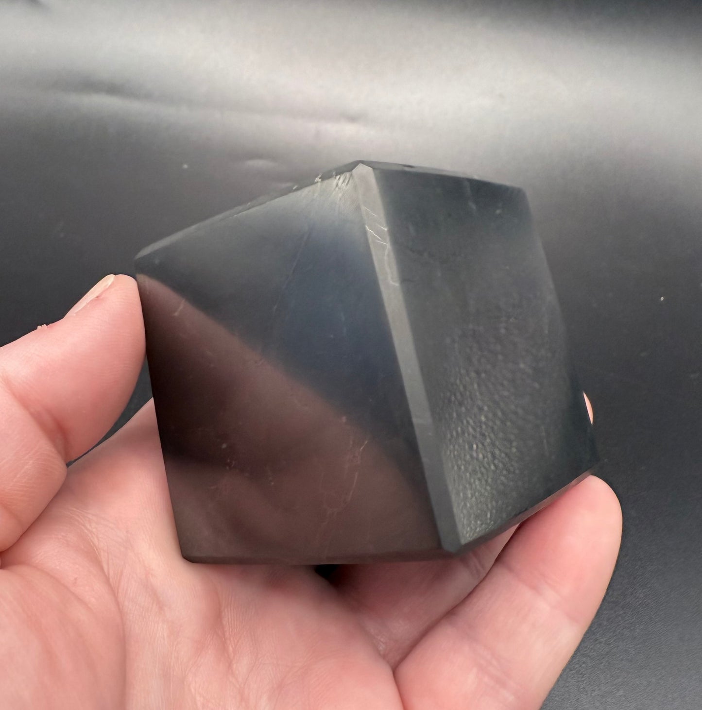 Shungite Polished Cube – 5.5cm