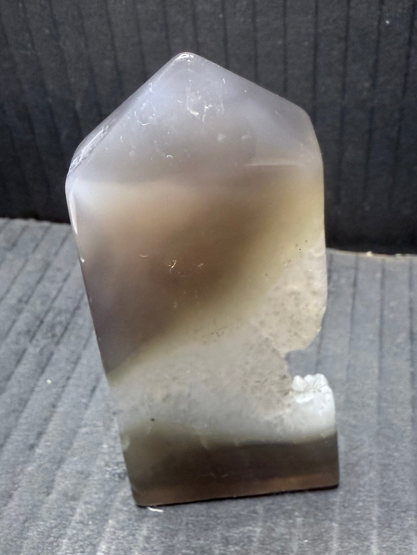 Black Druzy Agate Tower - Crystal wonderland By Lisa