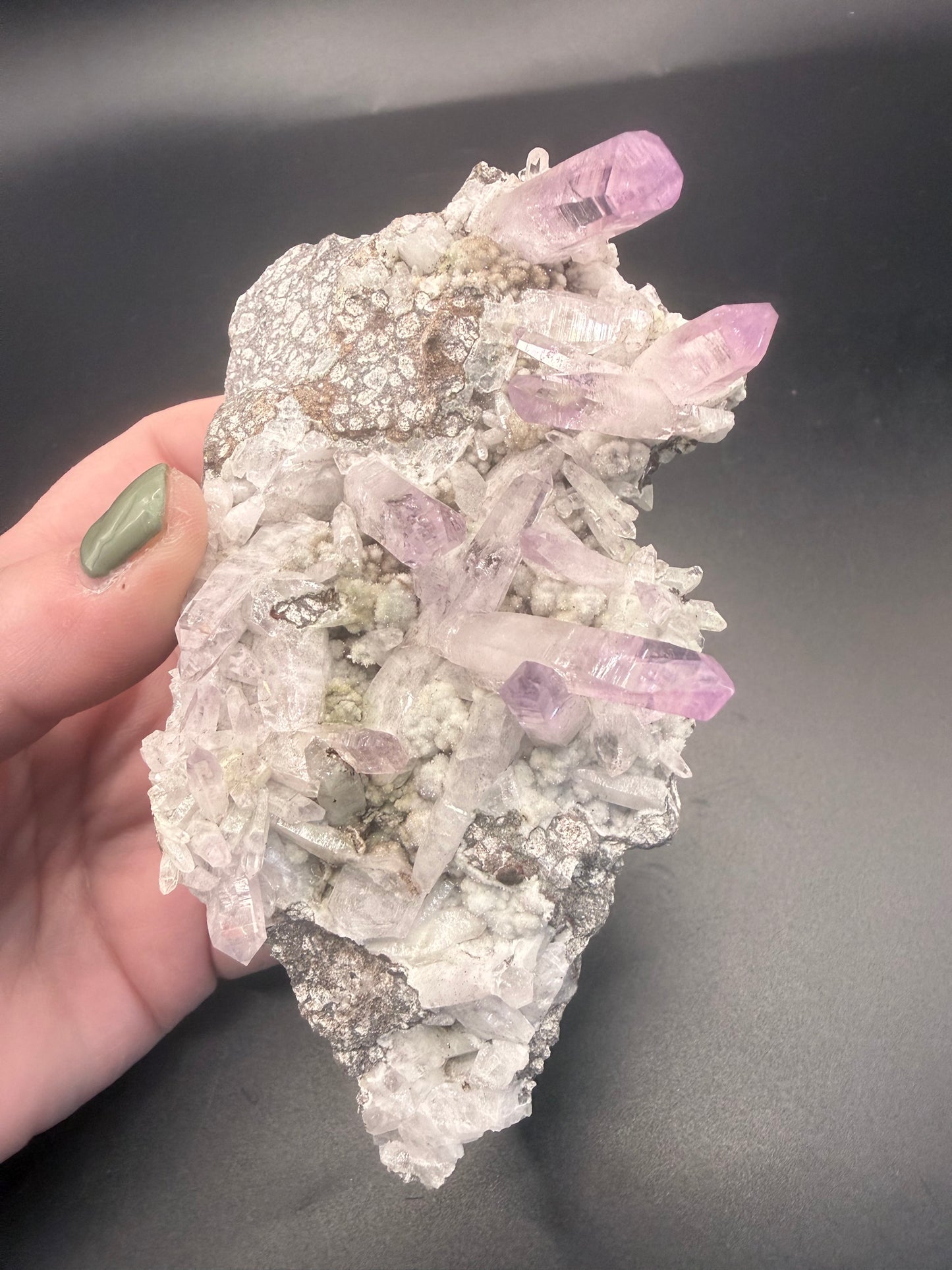 Vera Cruz Amethyst Cluster on Matrix