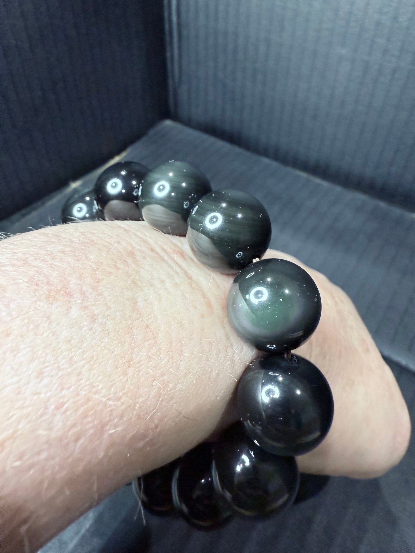 Rainbow Obsidian Bracelet 16mm