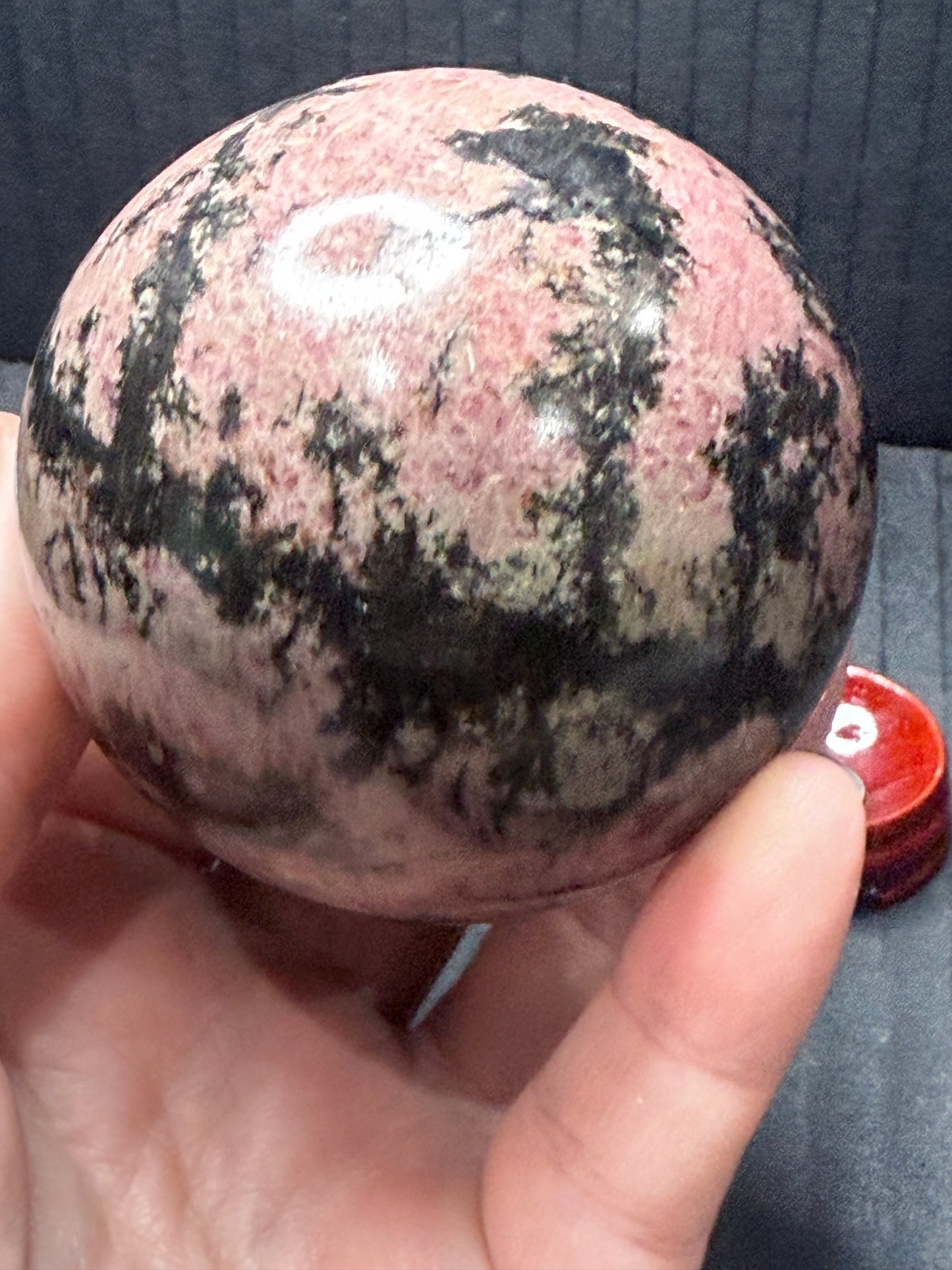 Rhodonite Sphere 6.5cm