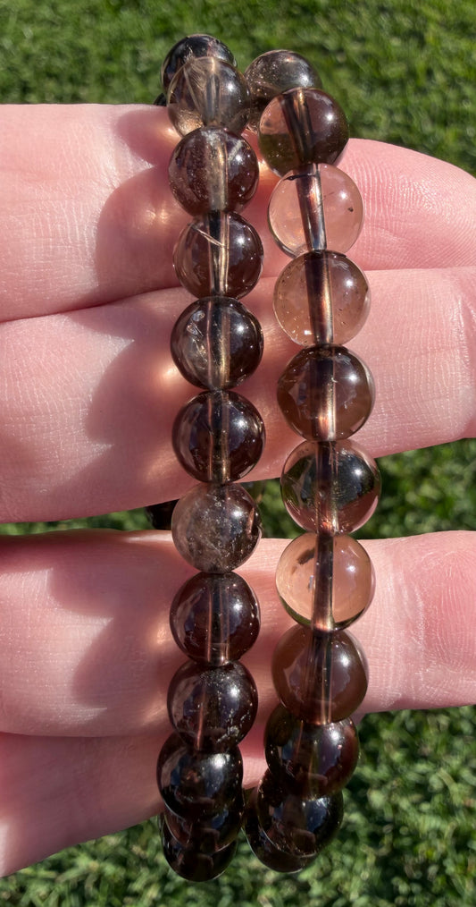 8mm Smoky Quartz Bracelet