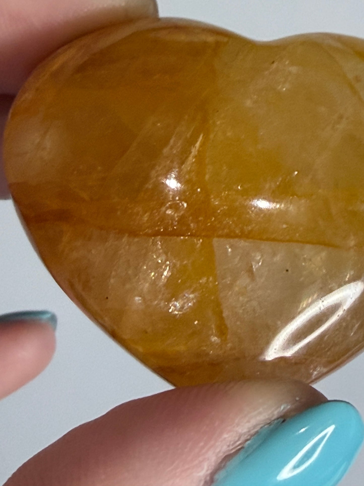 Golden Healer Quartz Heart C - 5cm