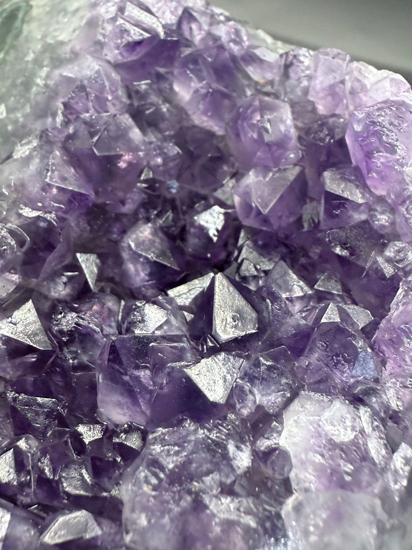 Amethyst Geode with Unique Eye Formations