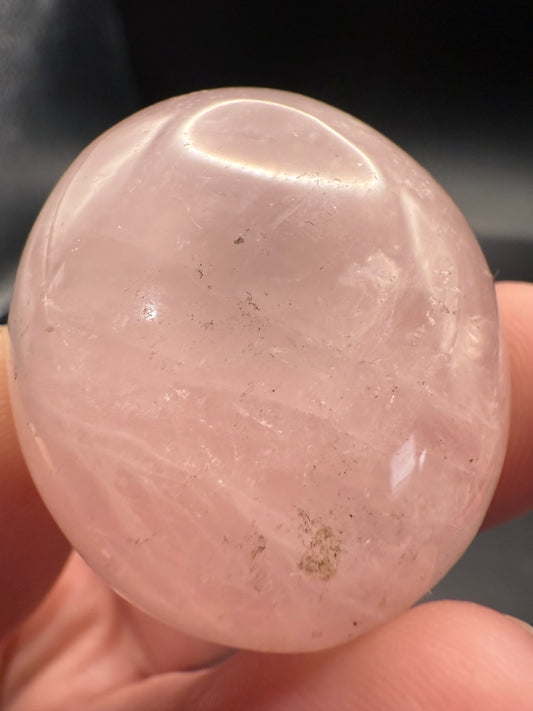 Mini Rose Quartz Palm Stone