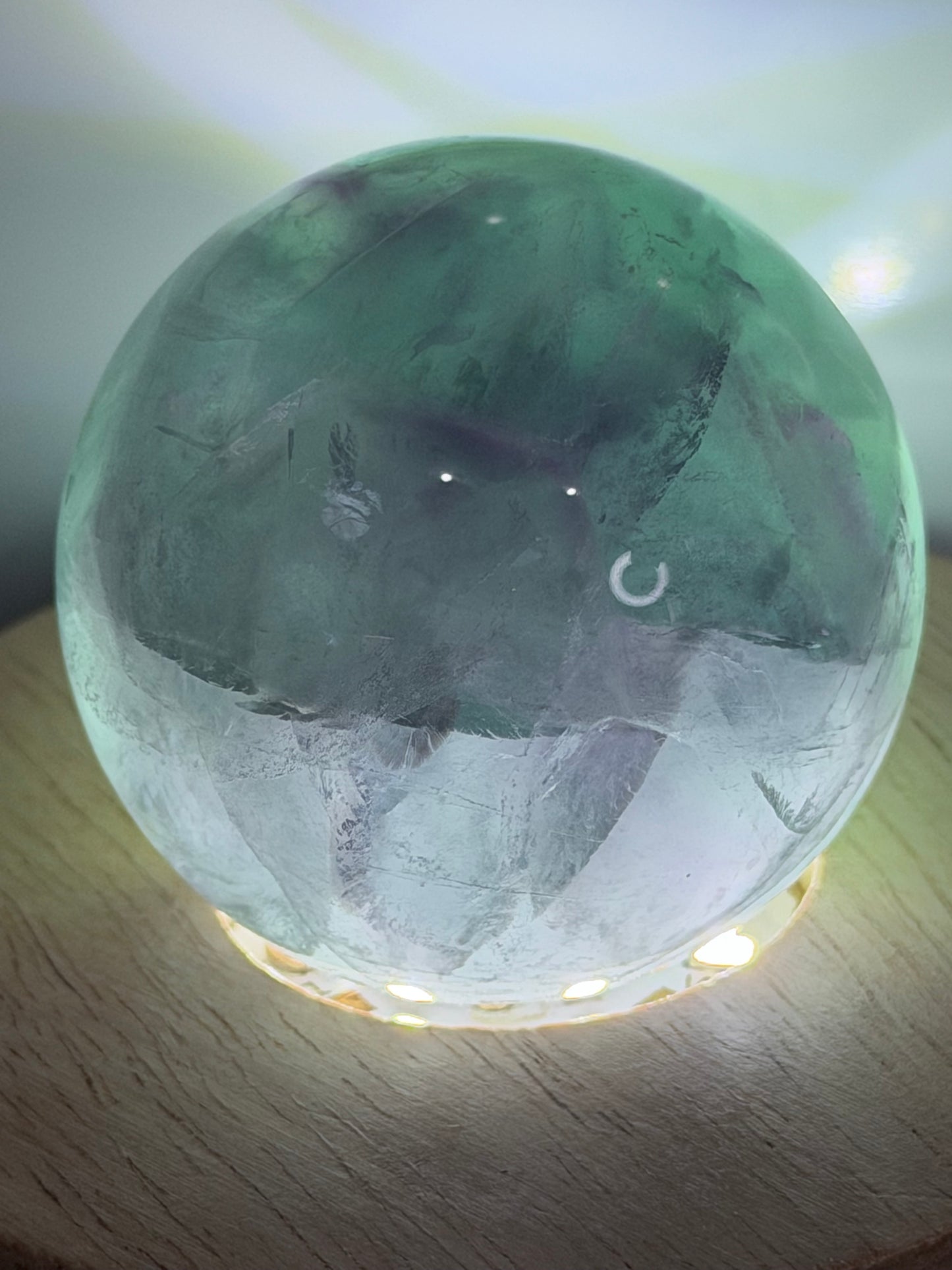 Rainbow Fluorite Sphere – 145g
