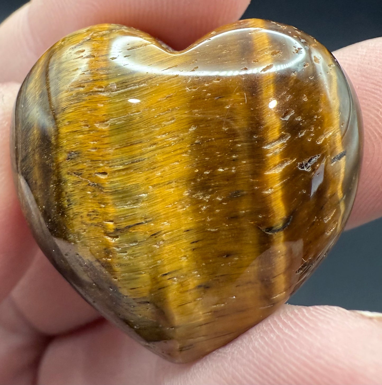 Tiger’s Eye Heart – 3 cm