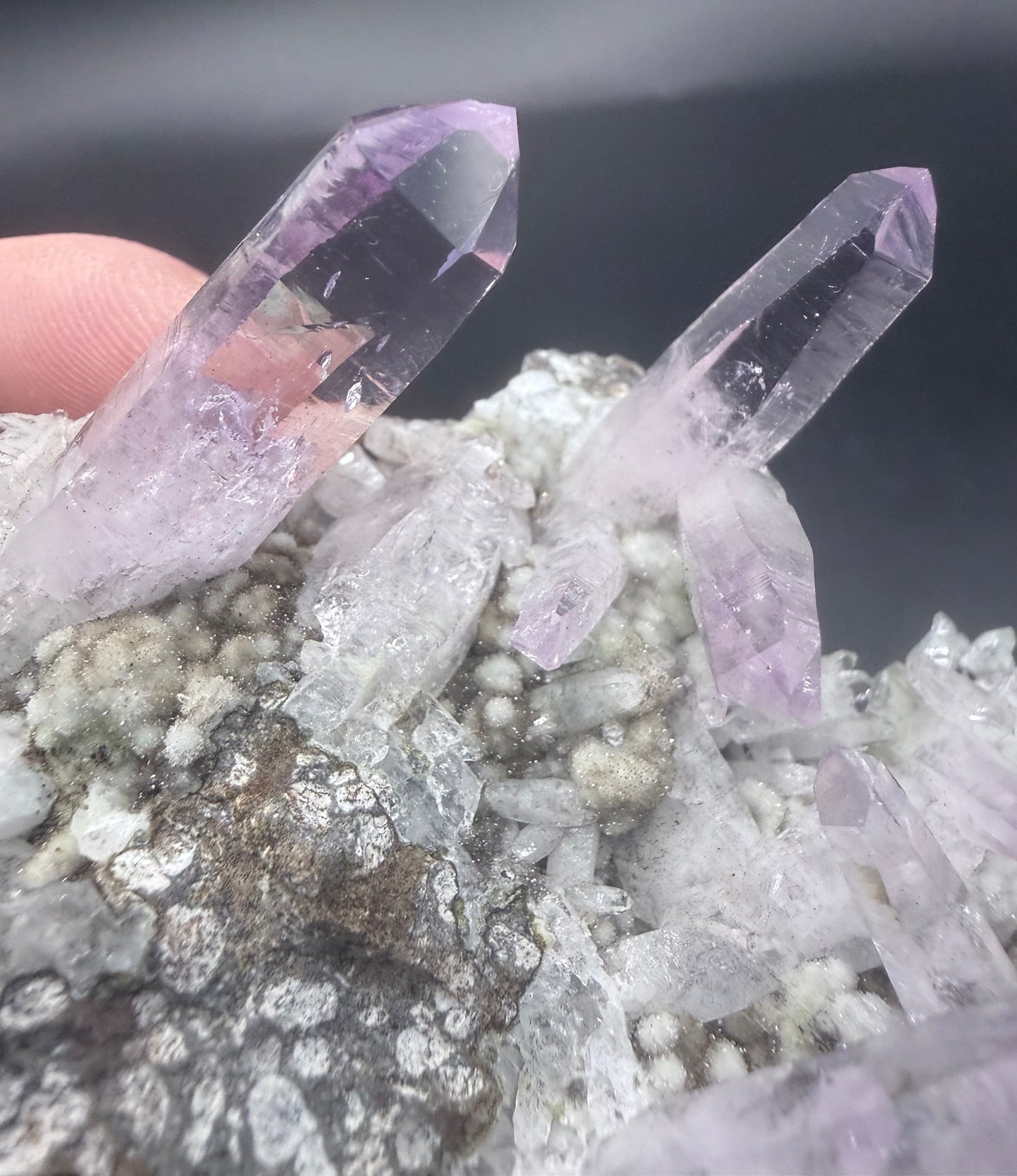 Vera Cruz Amethyst Cluster on Matrix