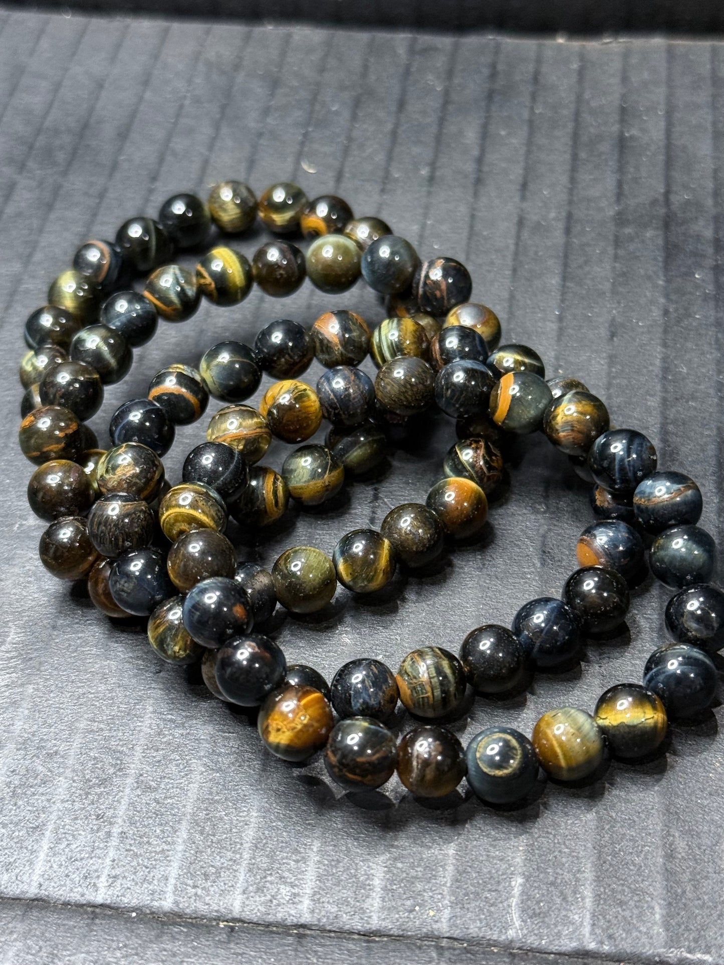 Blue Tiger Eye 8mm Bracelet