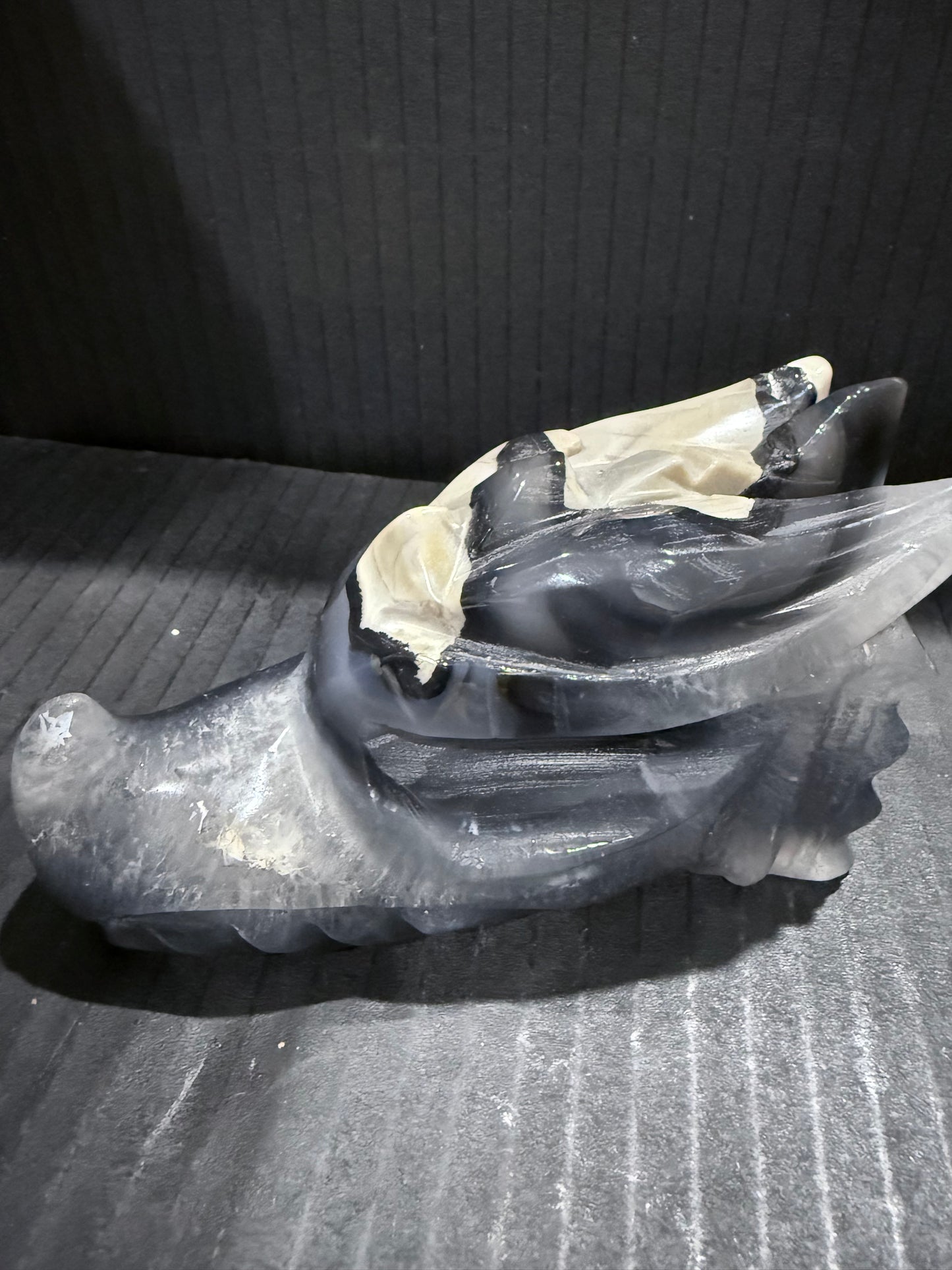 Volcano Agate Dragon Head