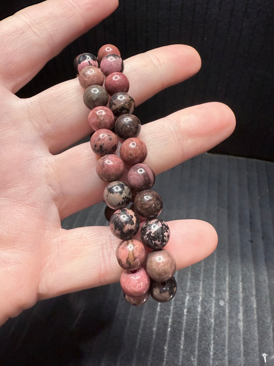 Rhodonite 8mm Bracelet