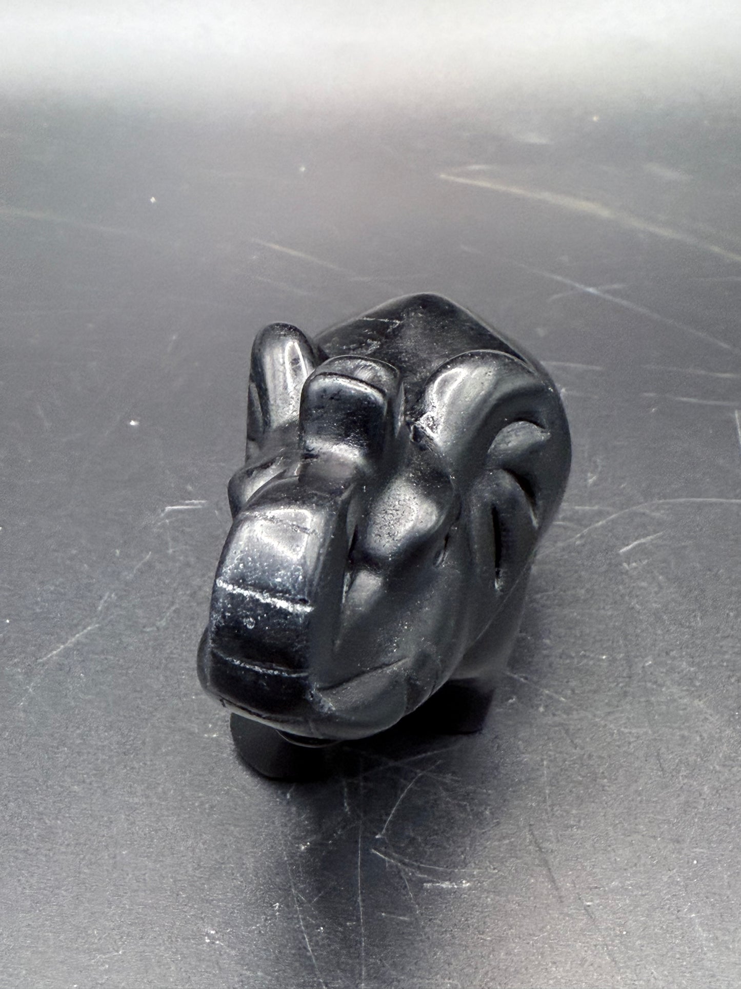 Black Obsidian Elephant