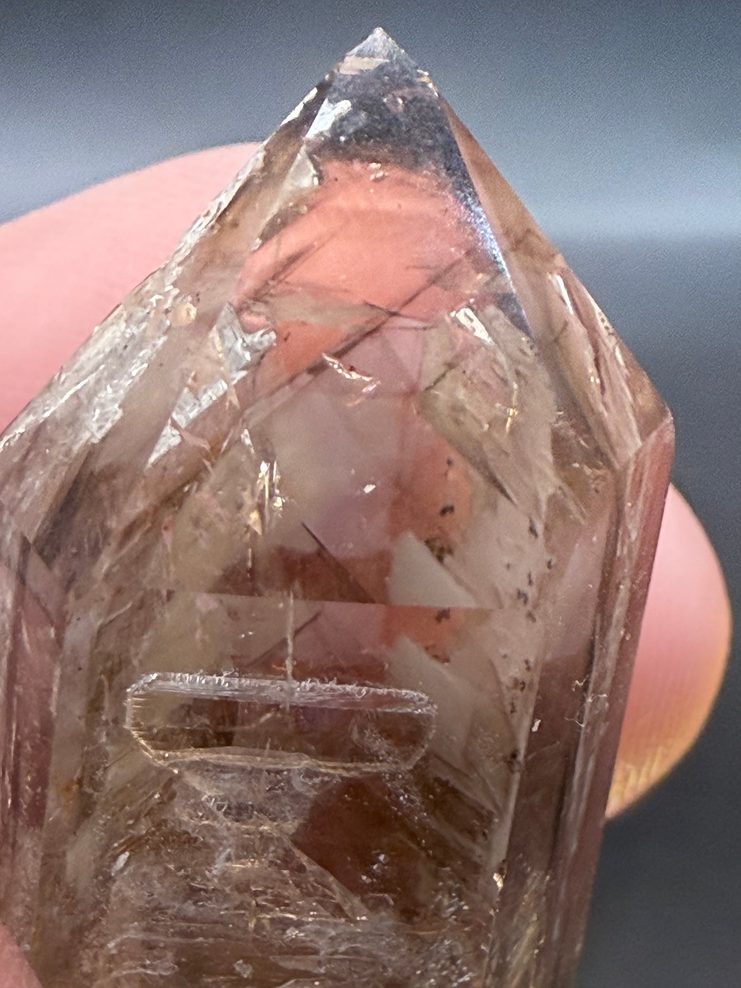 Smoky Quartz Phantom Tower