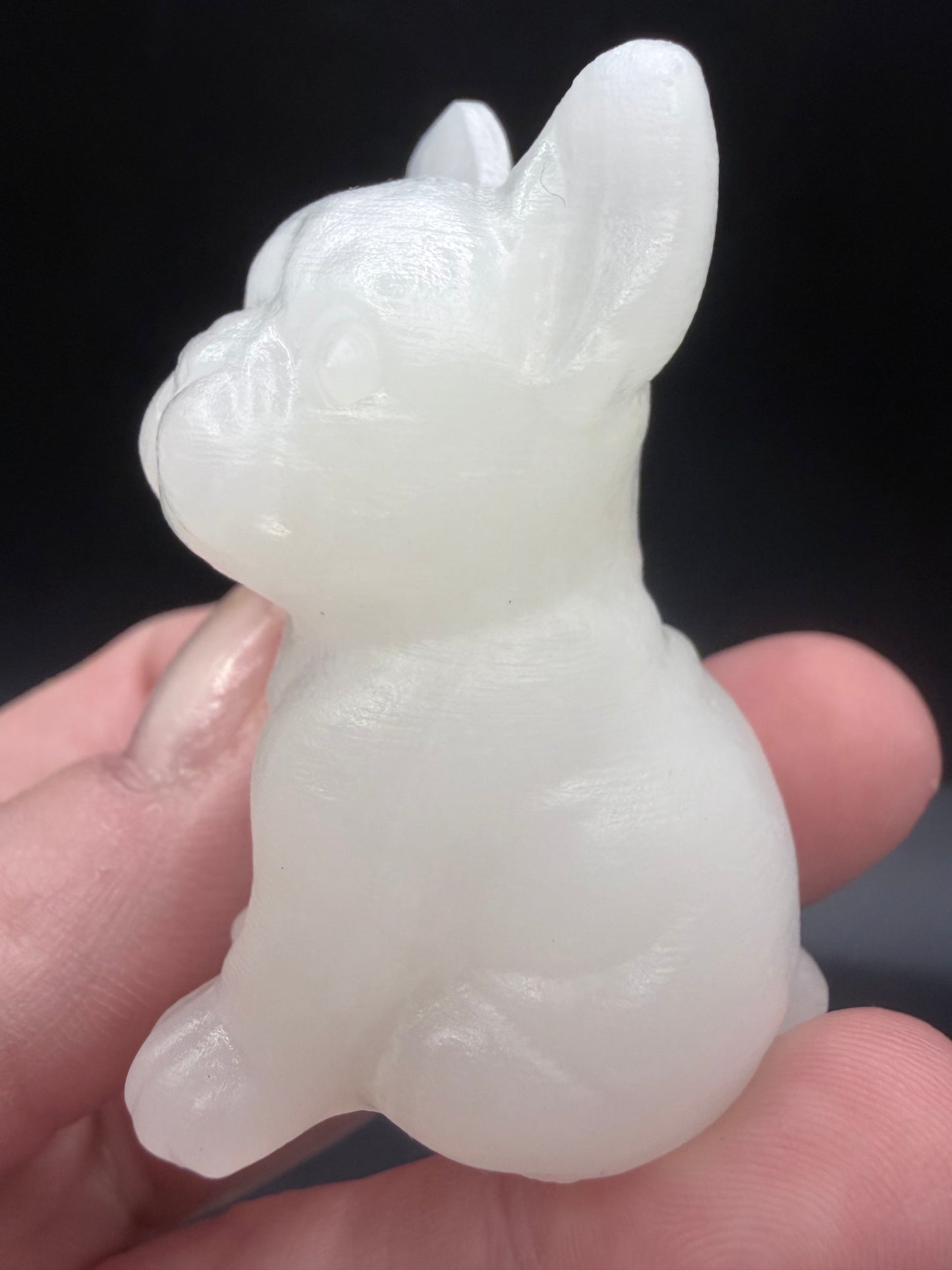 Afghan Jade French Bulldog Carving – 5 cm