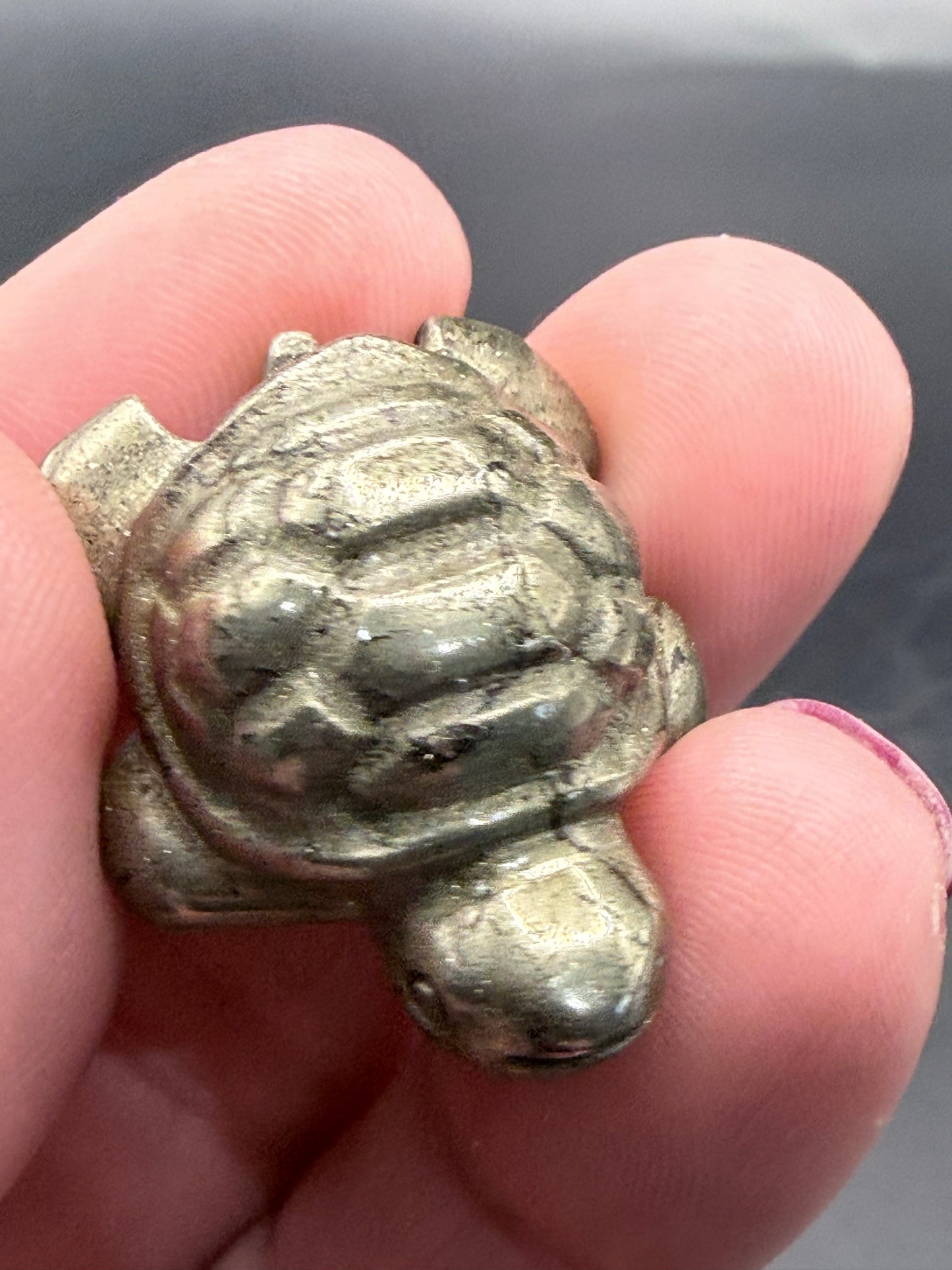 Pyrite Turtle β Strength, Luck & Protection