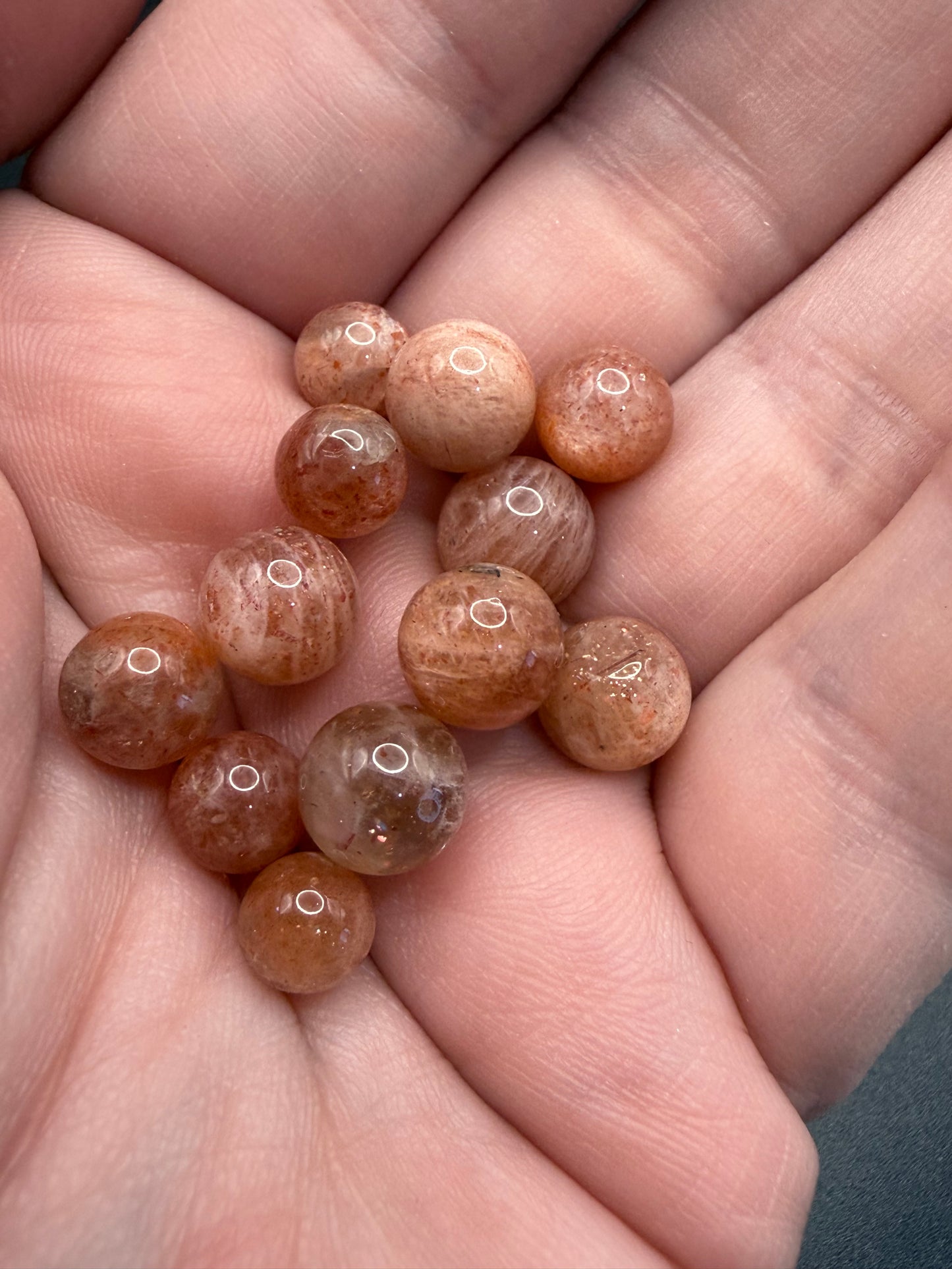 Micro High-Quality Sunstone Spheres