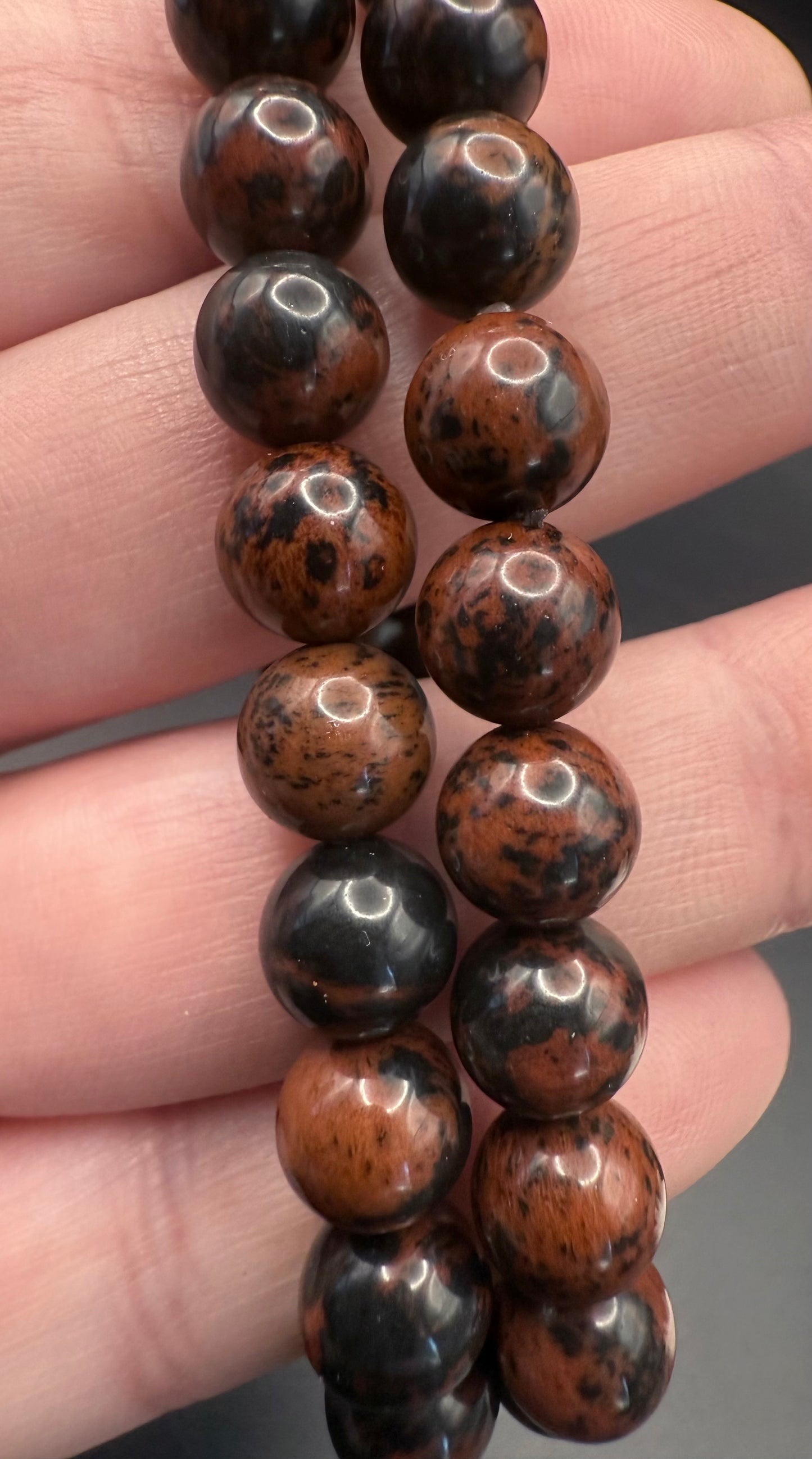 Monogamy Obsidian 8MM Bracelet