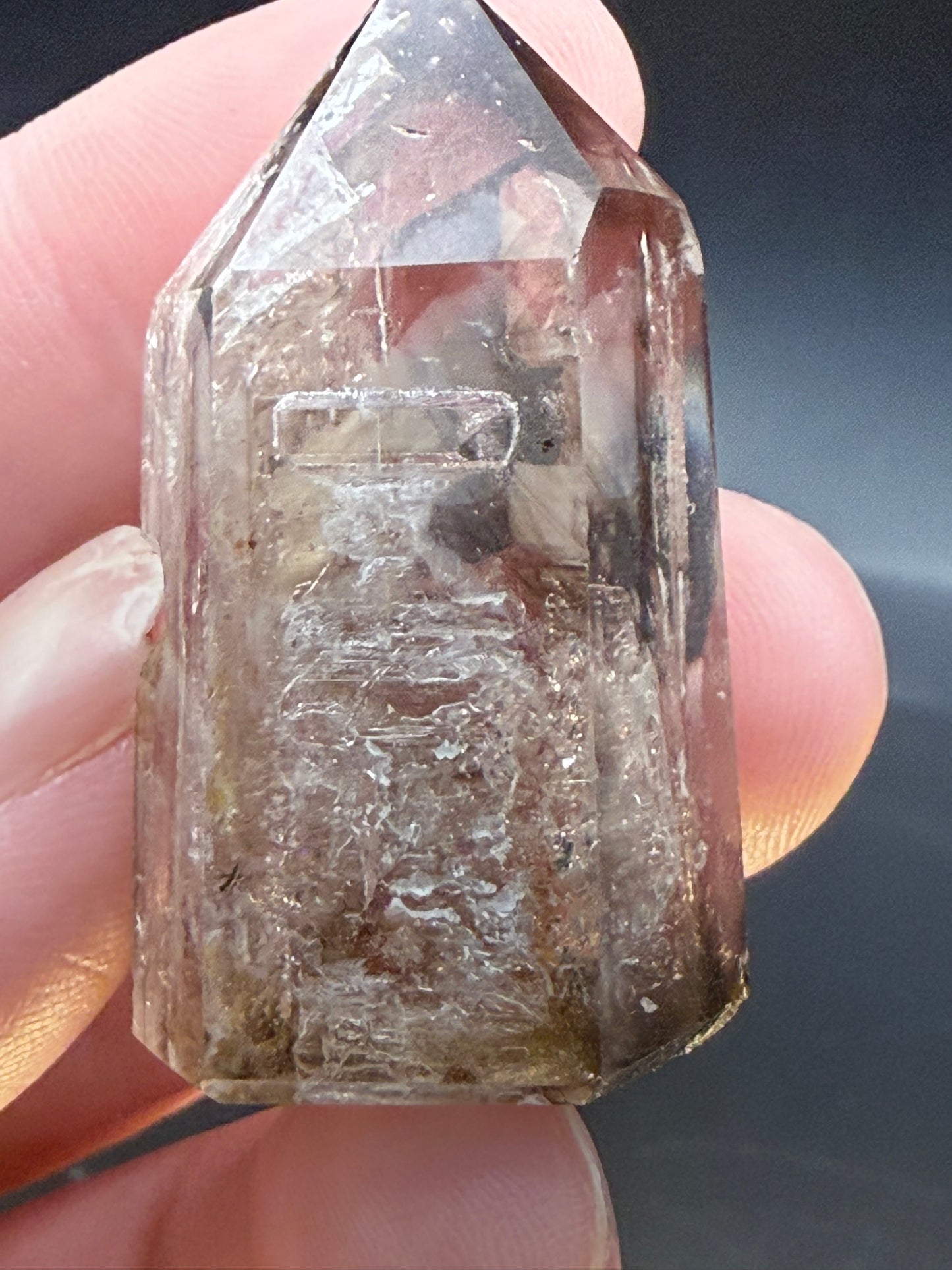 Smoky Quartz Phantom Tower