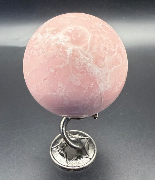 Pink Opal Sphere – 378g / 6.4cm