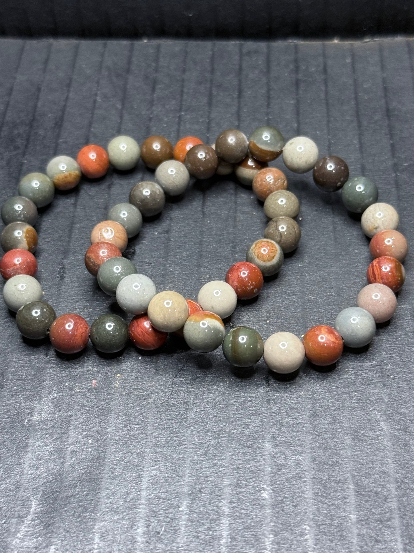 Polychrome Jasper Bracelet 8mm