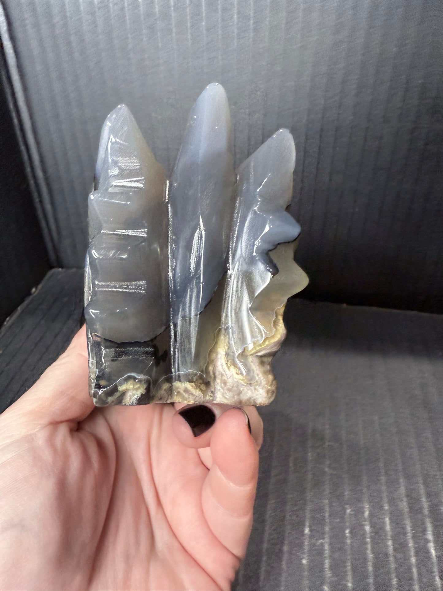 Volcano Agate Dragon Head