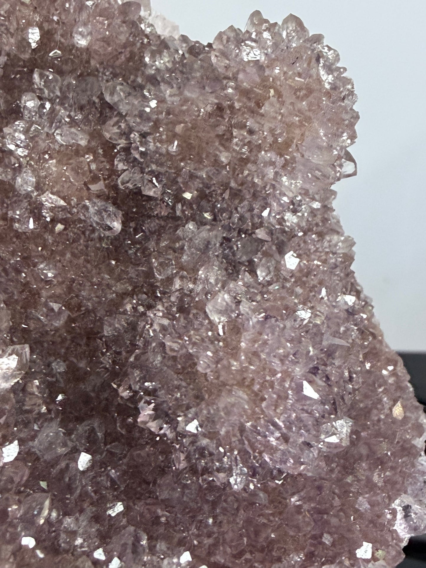 Lavender Amethyst Druzy Agate Freeform – Crystal Cave Formation (310g)