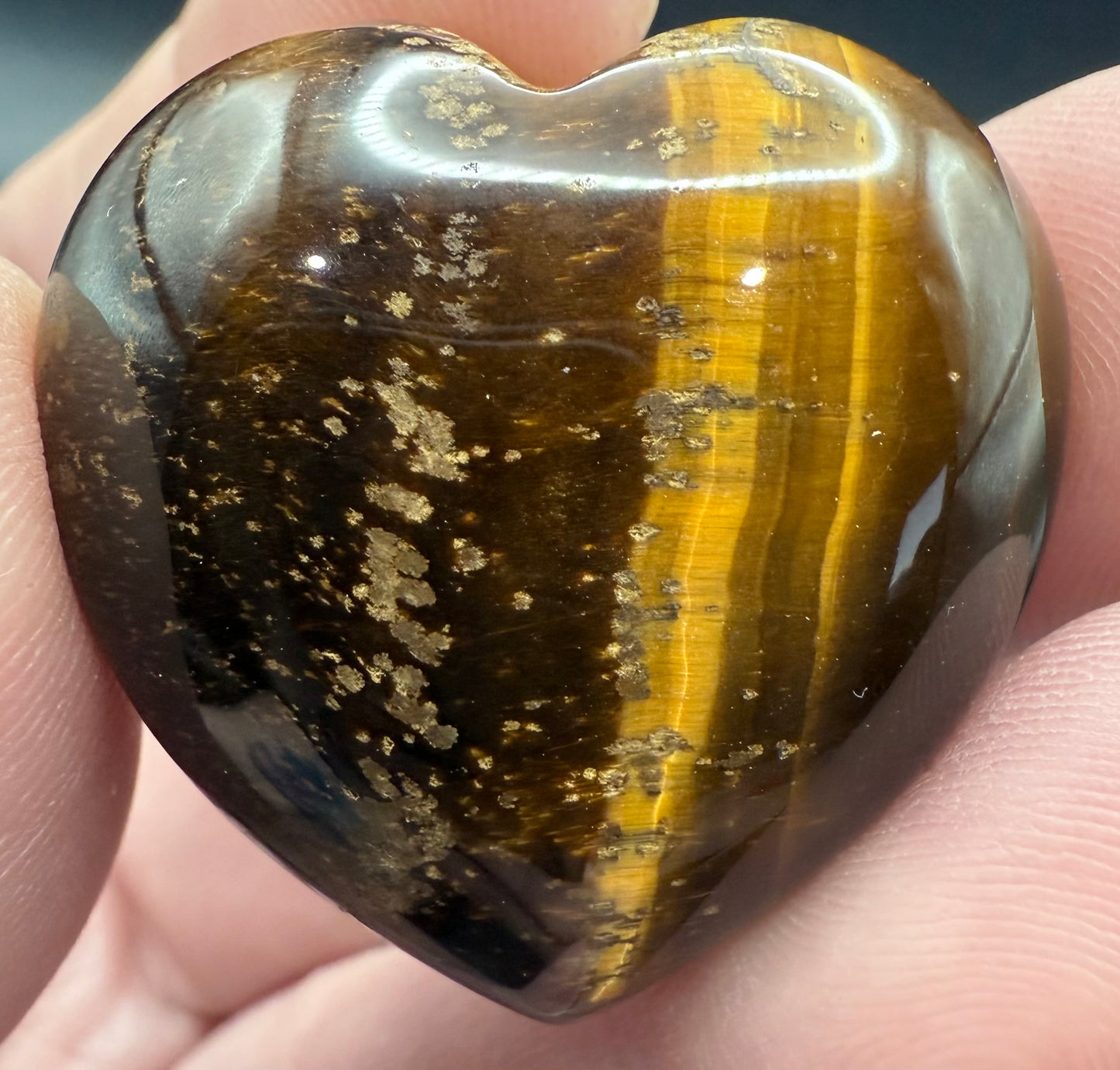 Tiger’s Eye Heart – 3 cm
