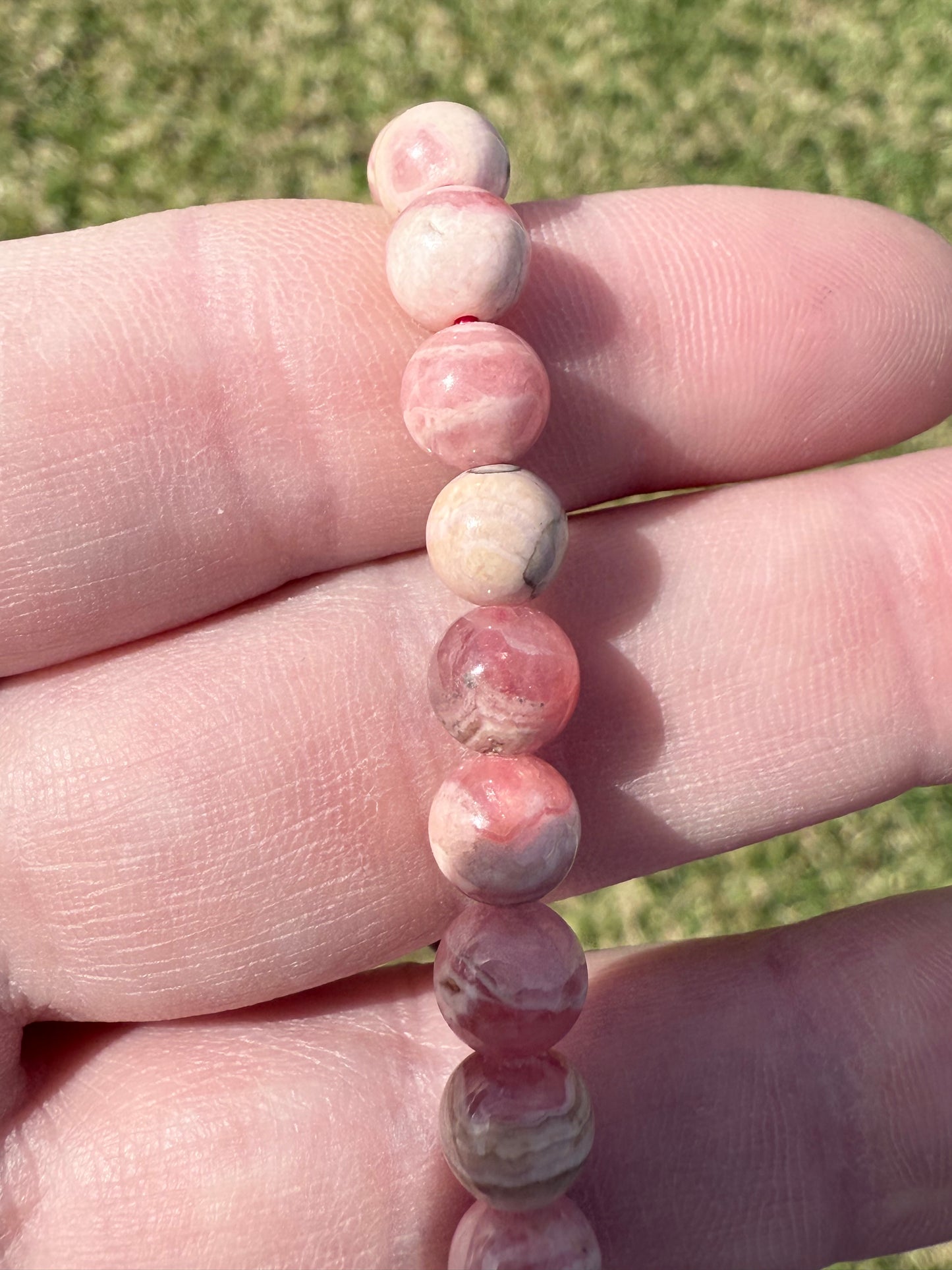 High Quality Rhodochrosite Bracelet โ 7mm