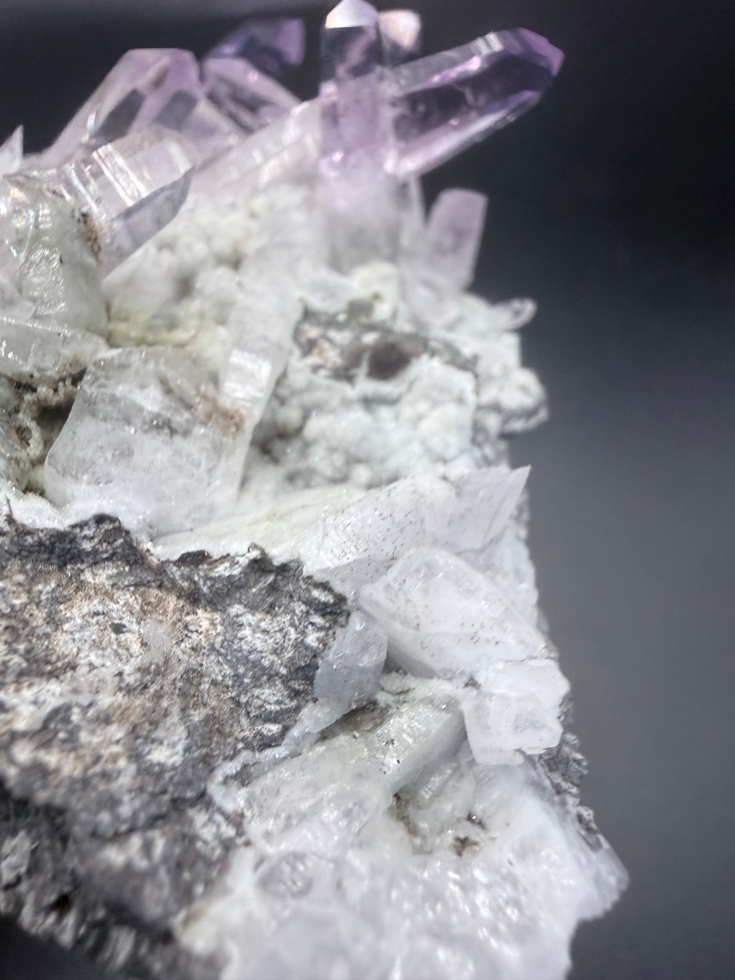 Vera Cruz Amethyst Cluster on Matrix