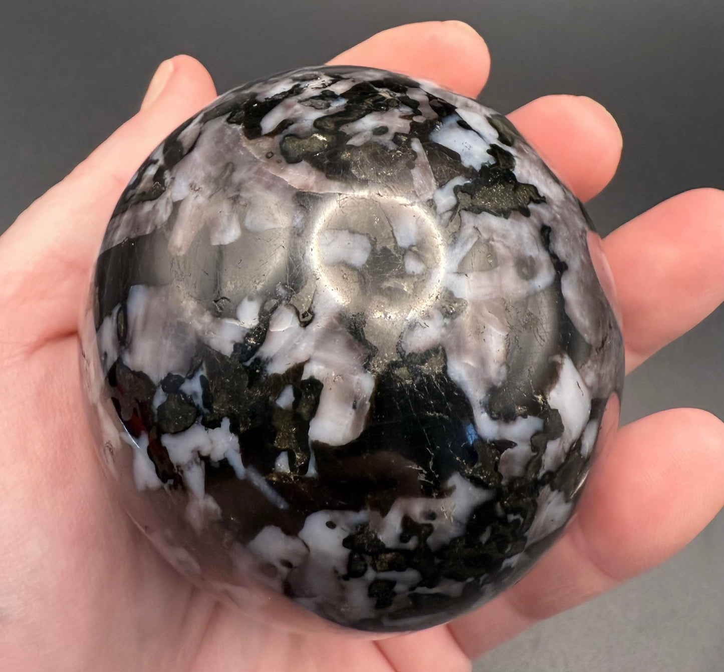 Mystic Merlinite (Indigo Gabbro) Sphere