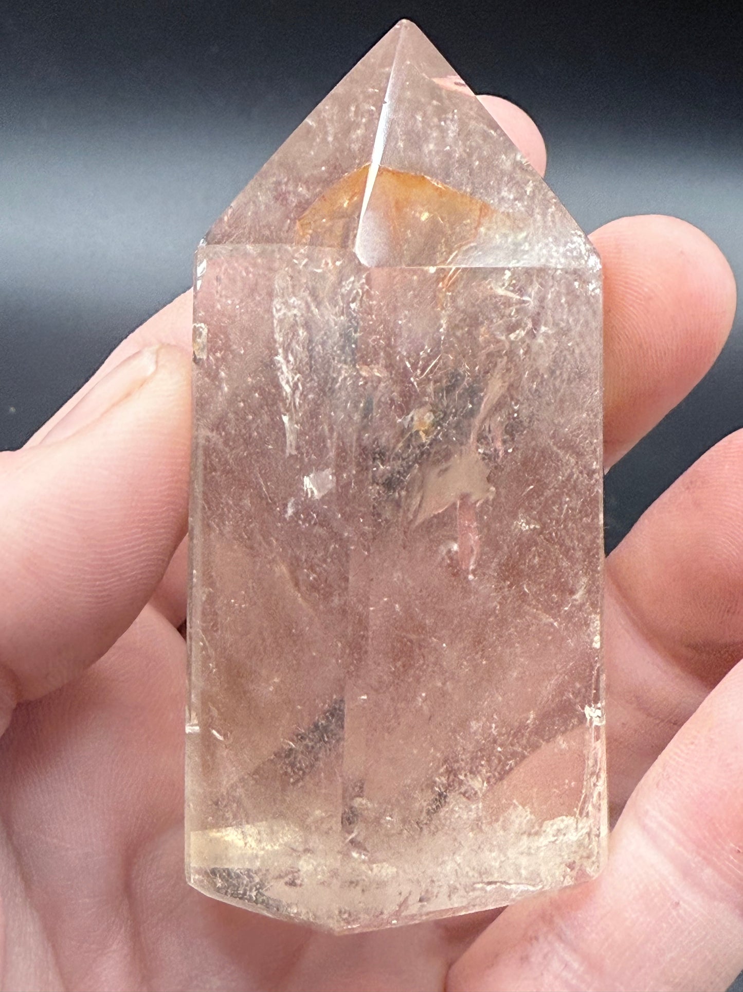 đ¤â¨ Extra High Quality Smoky Quartz Tower with Inclusions â¨đ¤