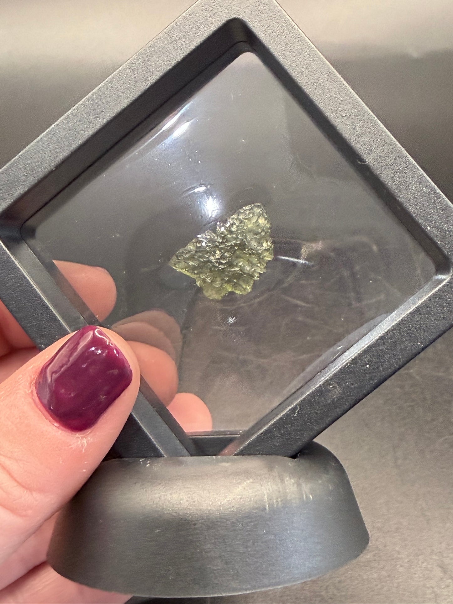 Certified Genuine Moldavite (Czech Republic) 0.93g – includes authenticity card
