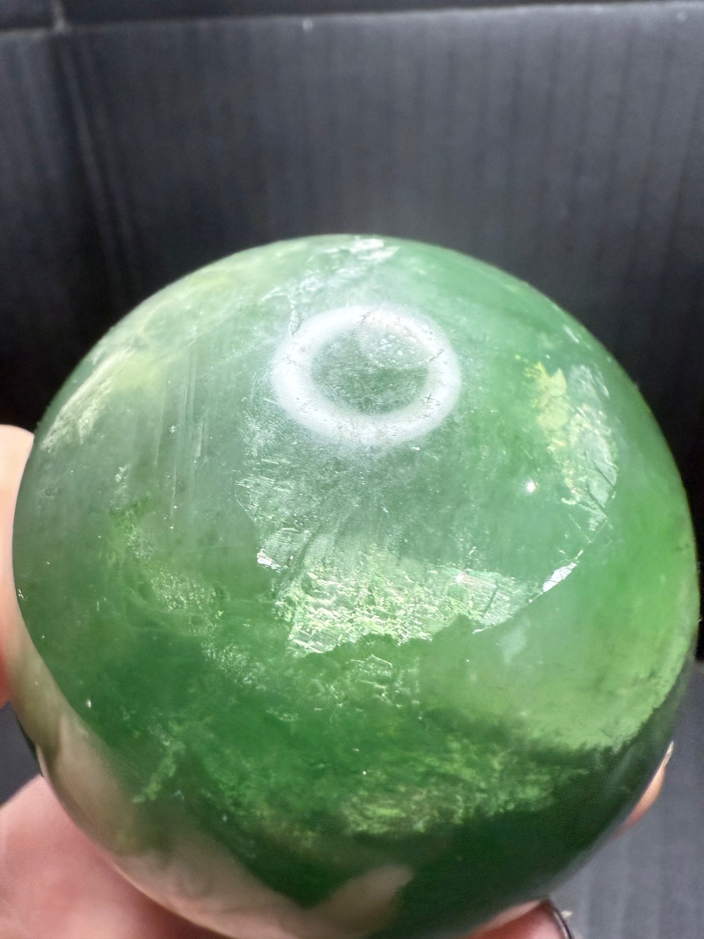 Green Fluorite Sphere