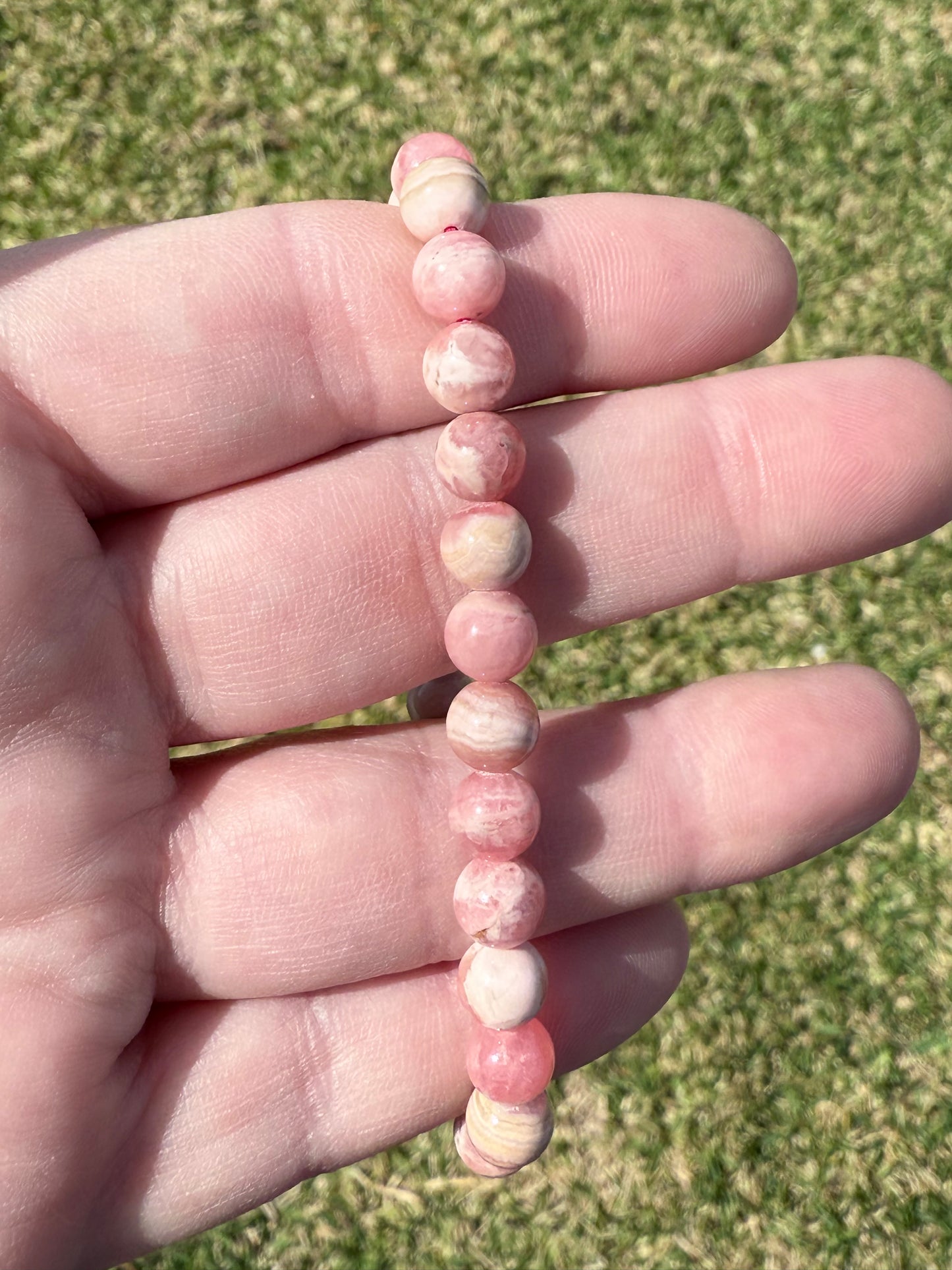 High Quality Rhodochrosite Bracelet โ 7mm